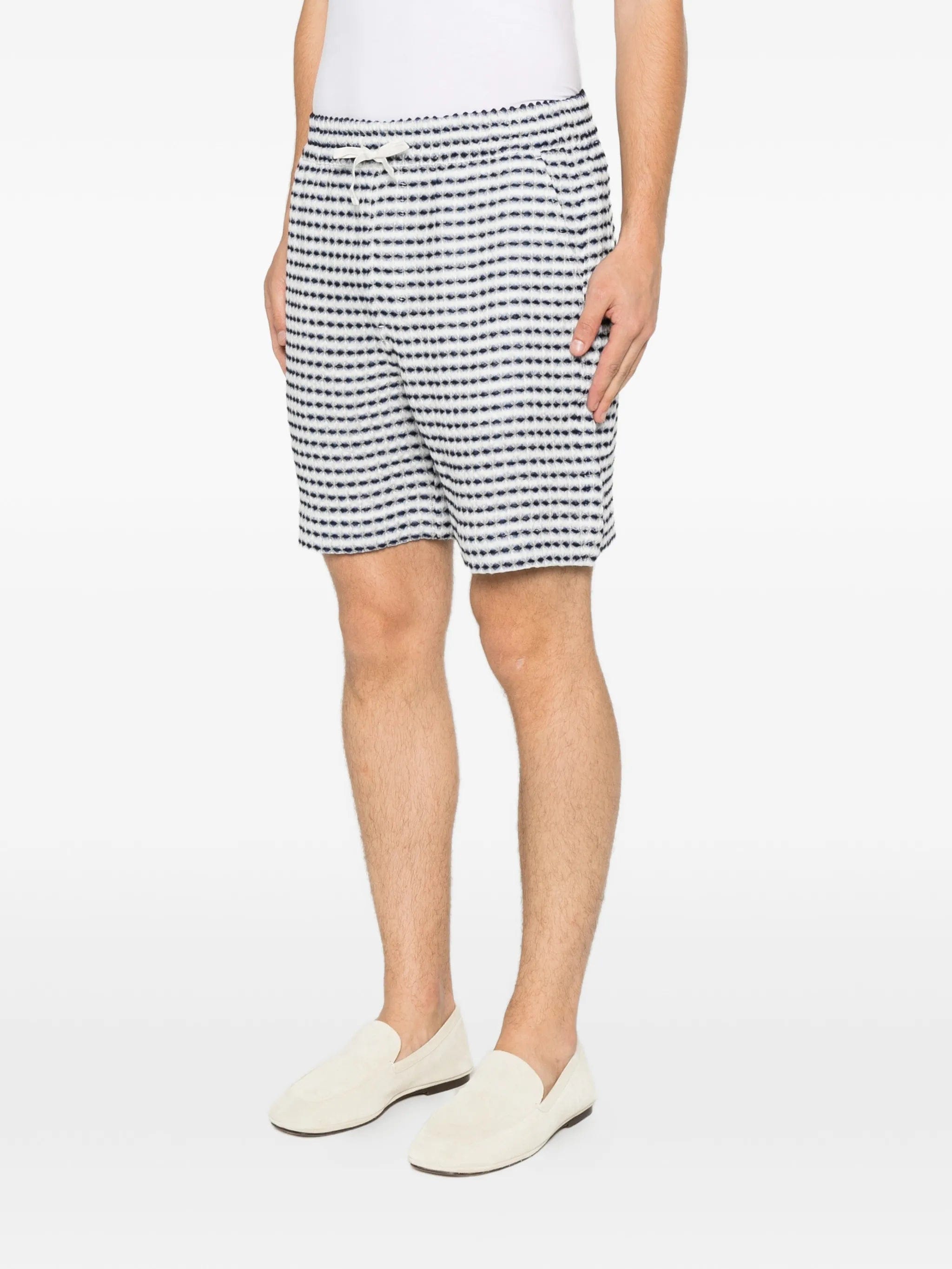 CHÉ Riita horizontal - stripe shorts