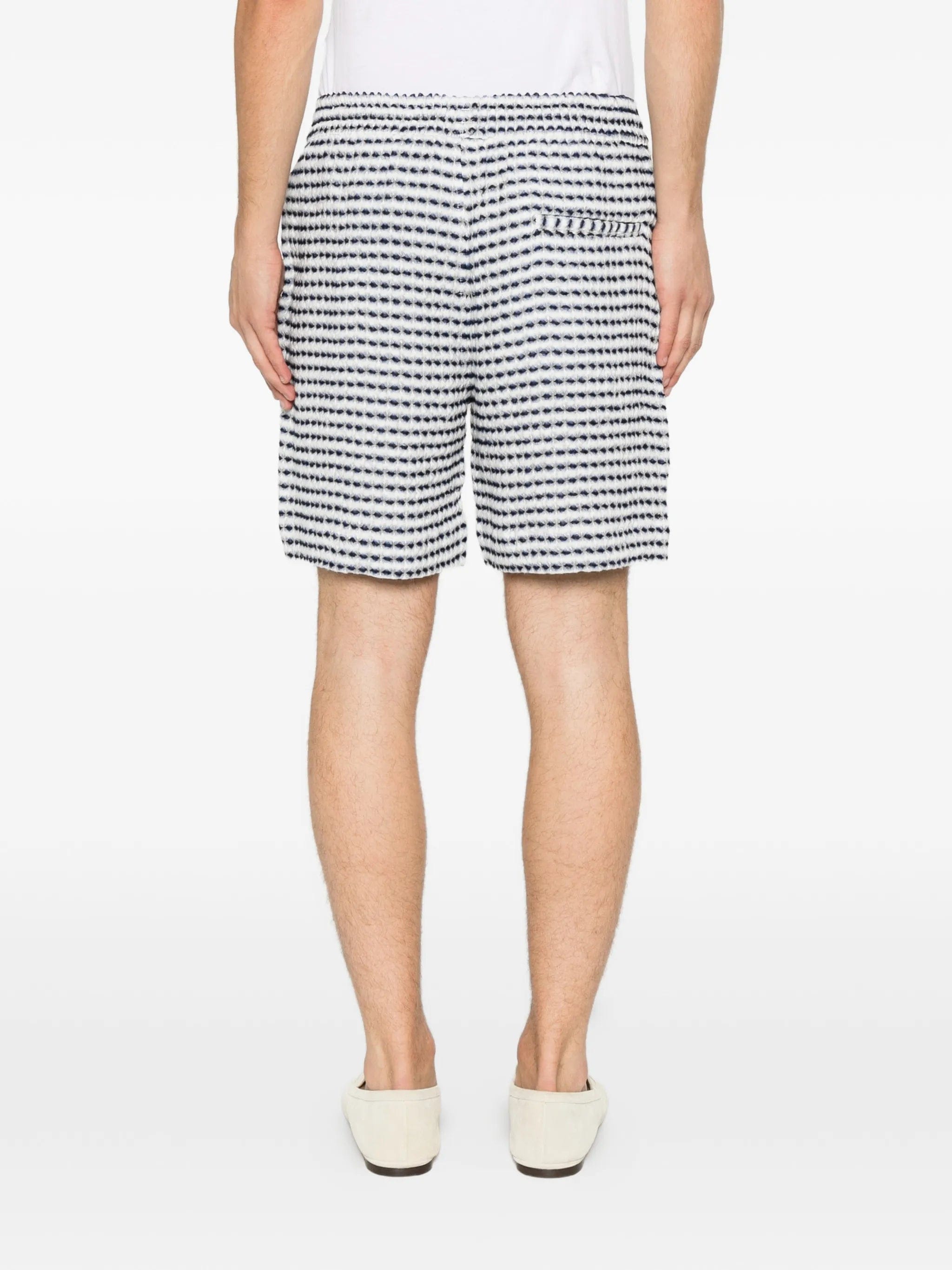 CHÉ Riita horizontal - stripe shorts