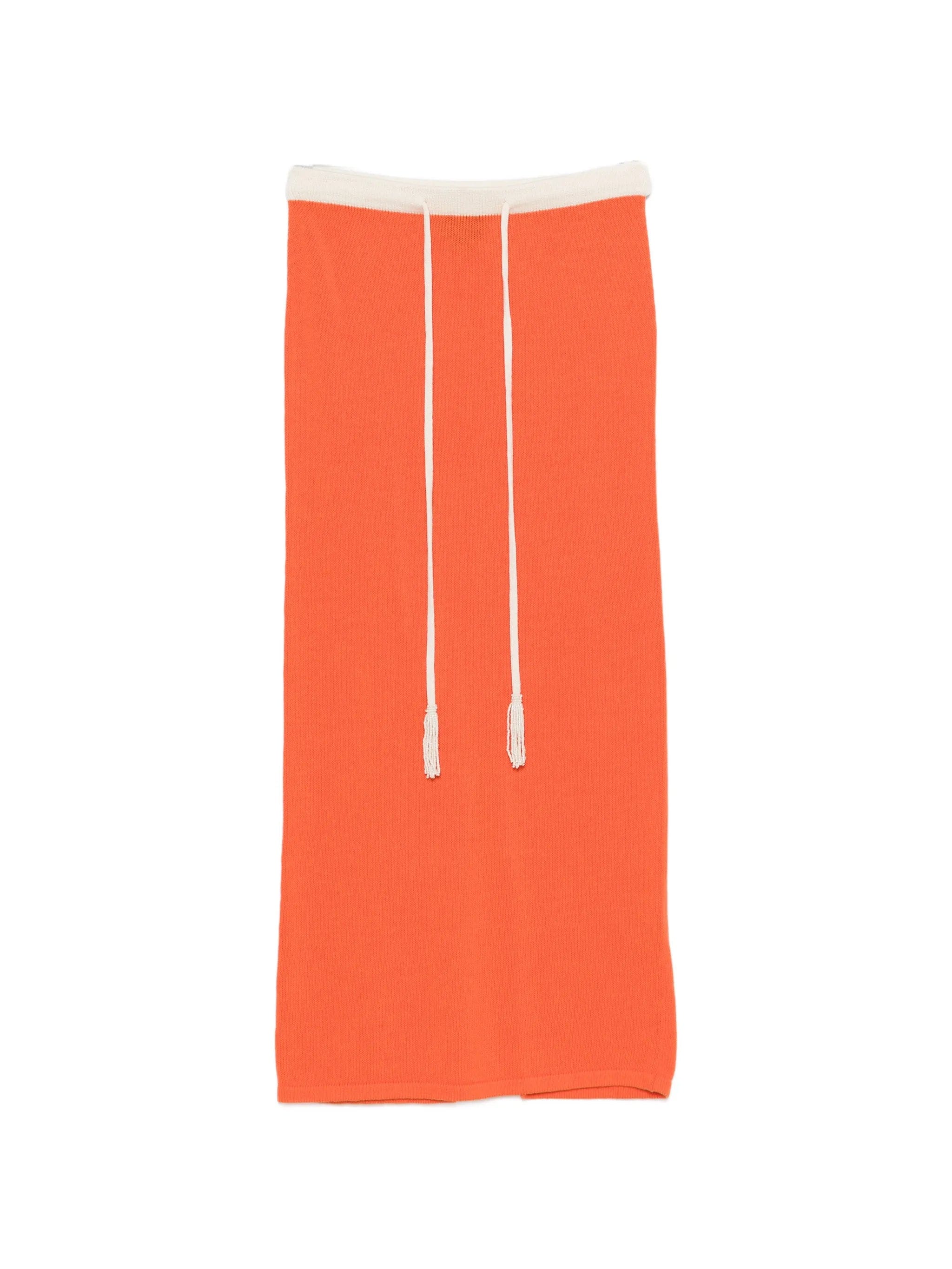 Leslie Amon Noelle drawstring midi skirt