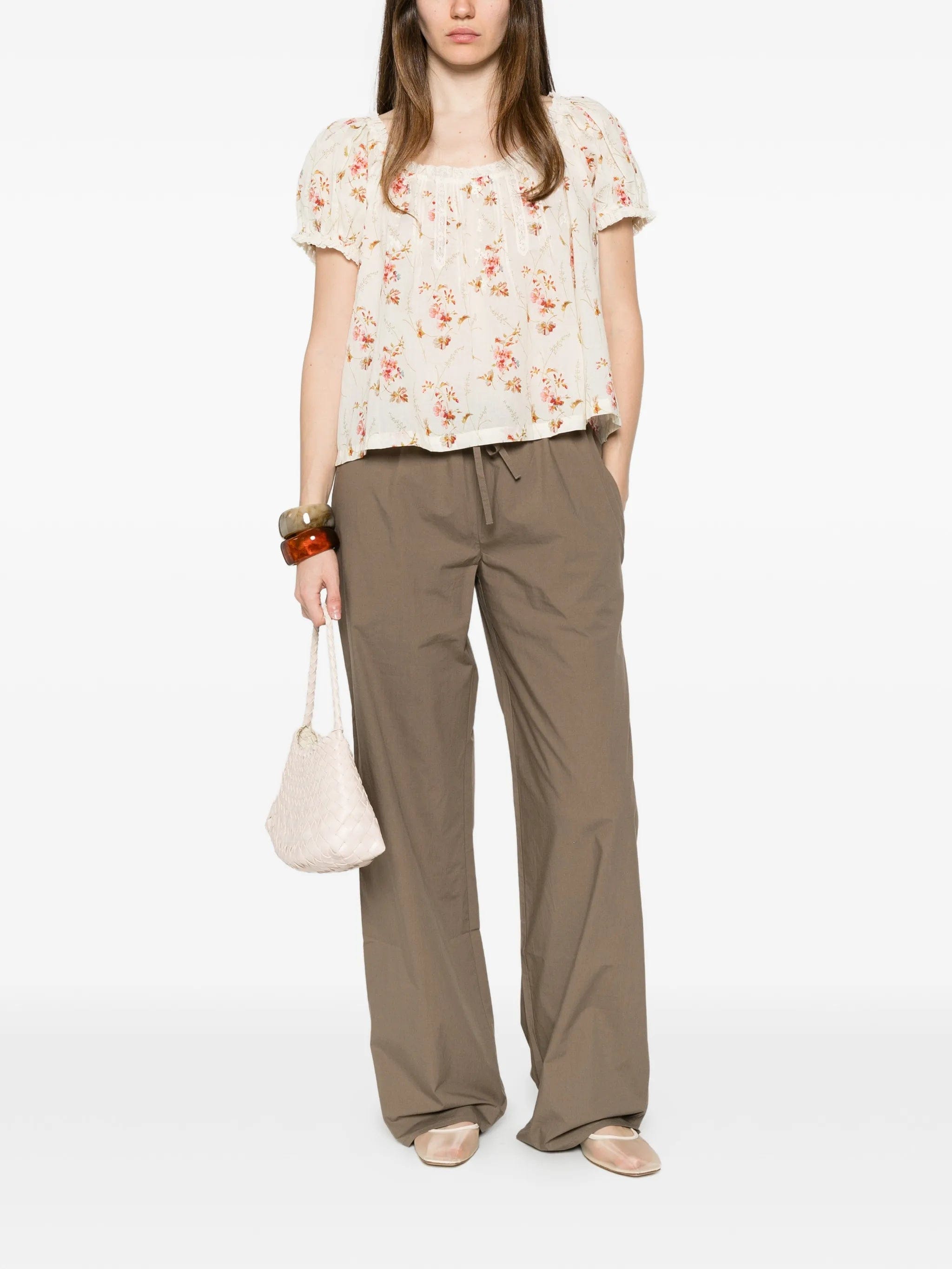 DÔEN Frederica floral - print blouse