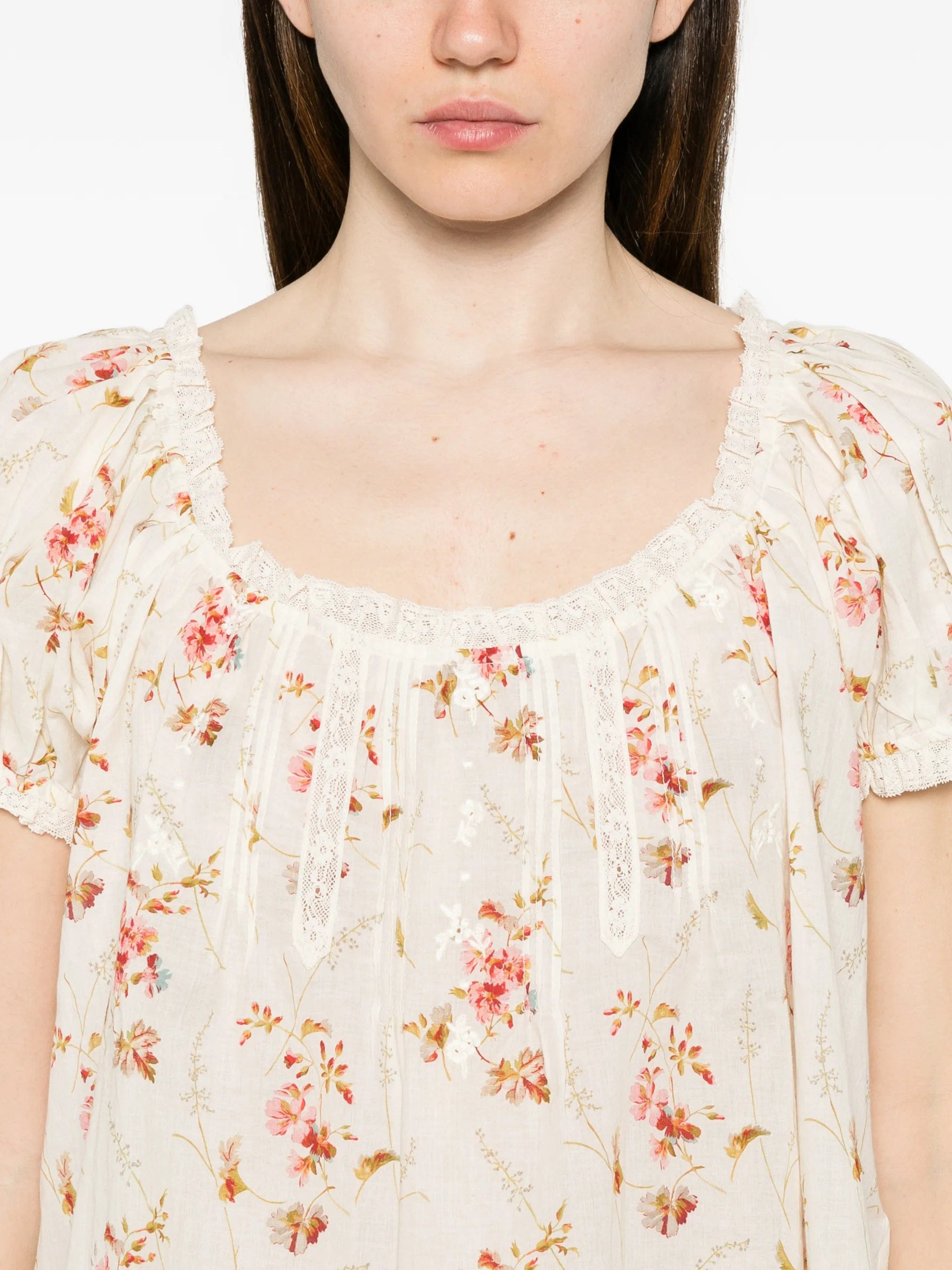 DÔEN Frederica floral - print blouse
