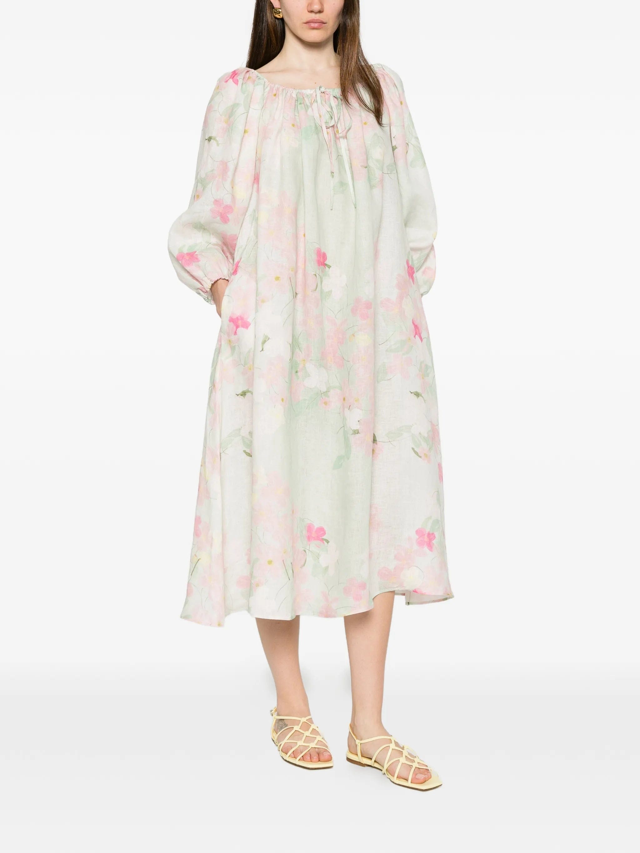 Bernadette Bonnie floral - print midi dress