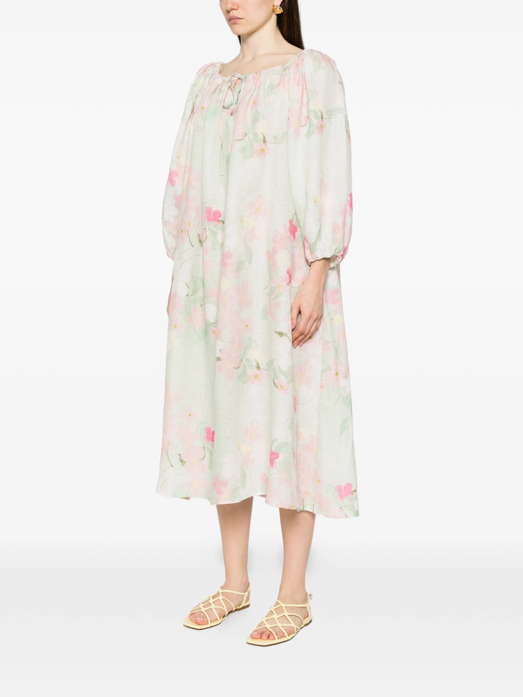 Bernadette Bonnie floral - print midi dress