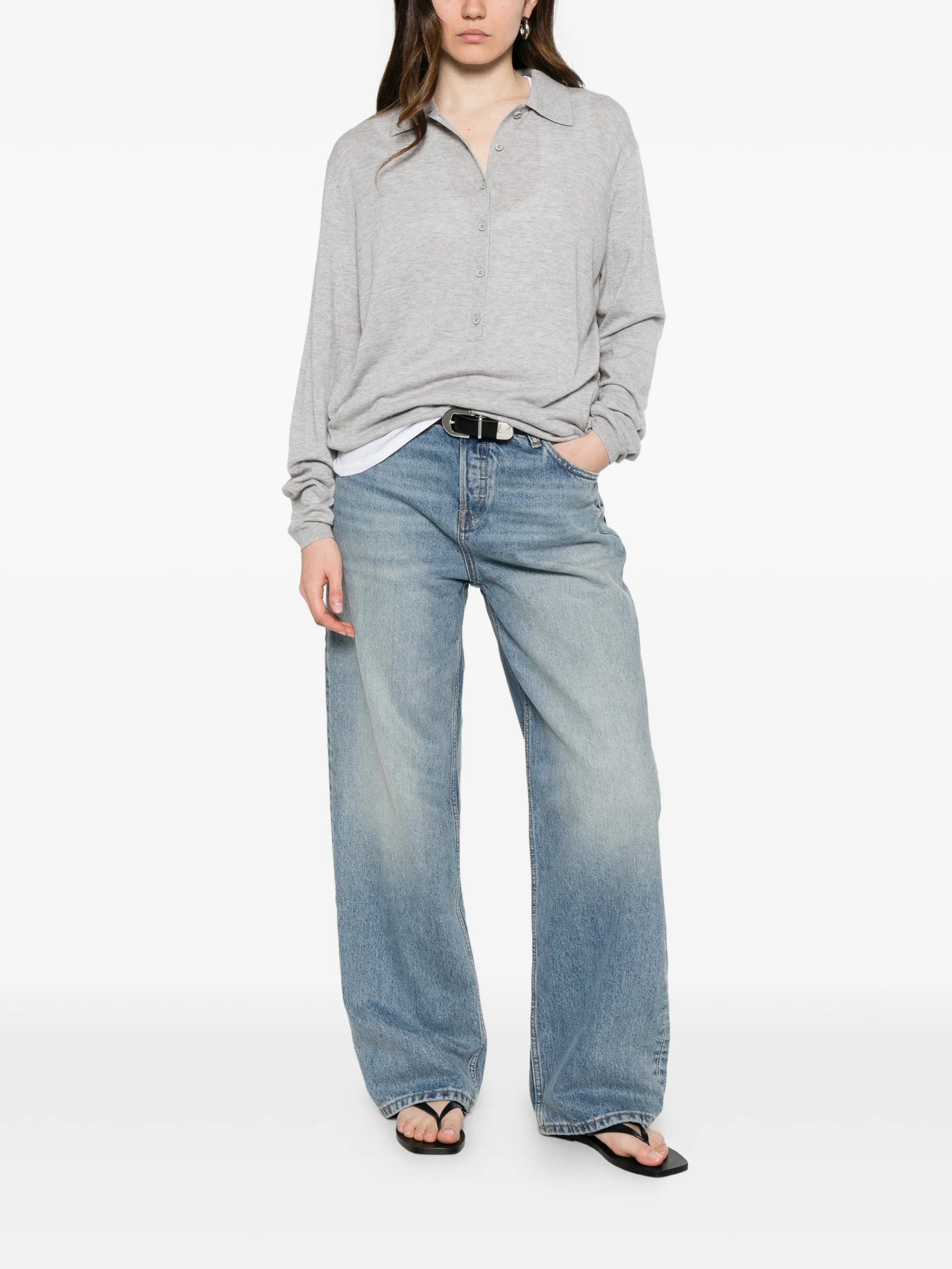 EB Denim mid rise baggy jeans