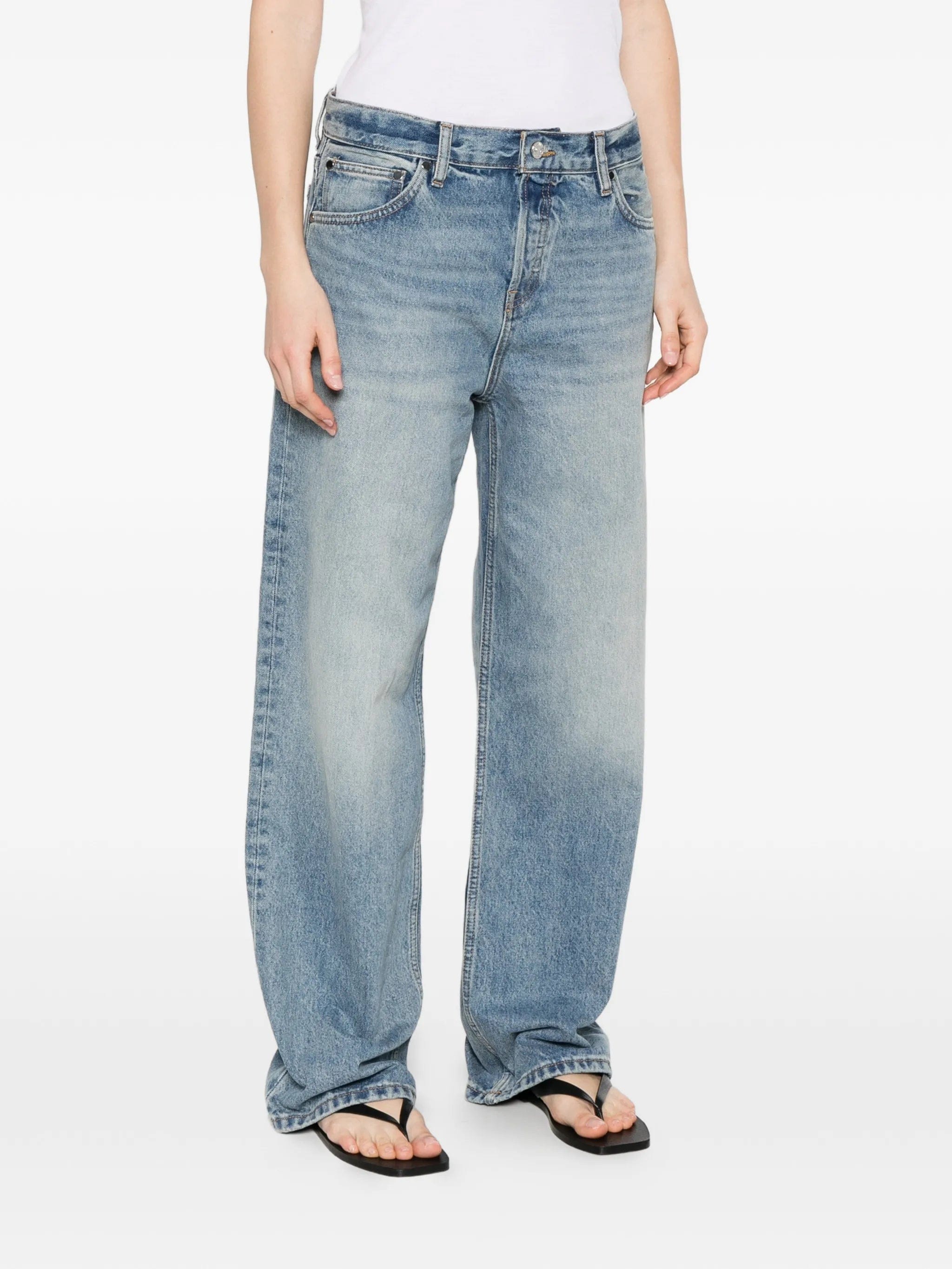 EB Denim mid rise baggy jeans