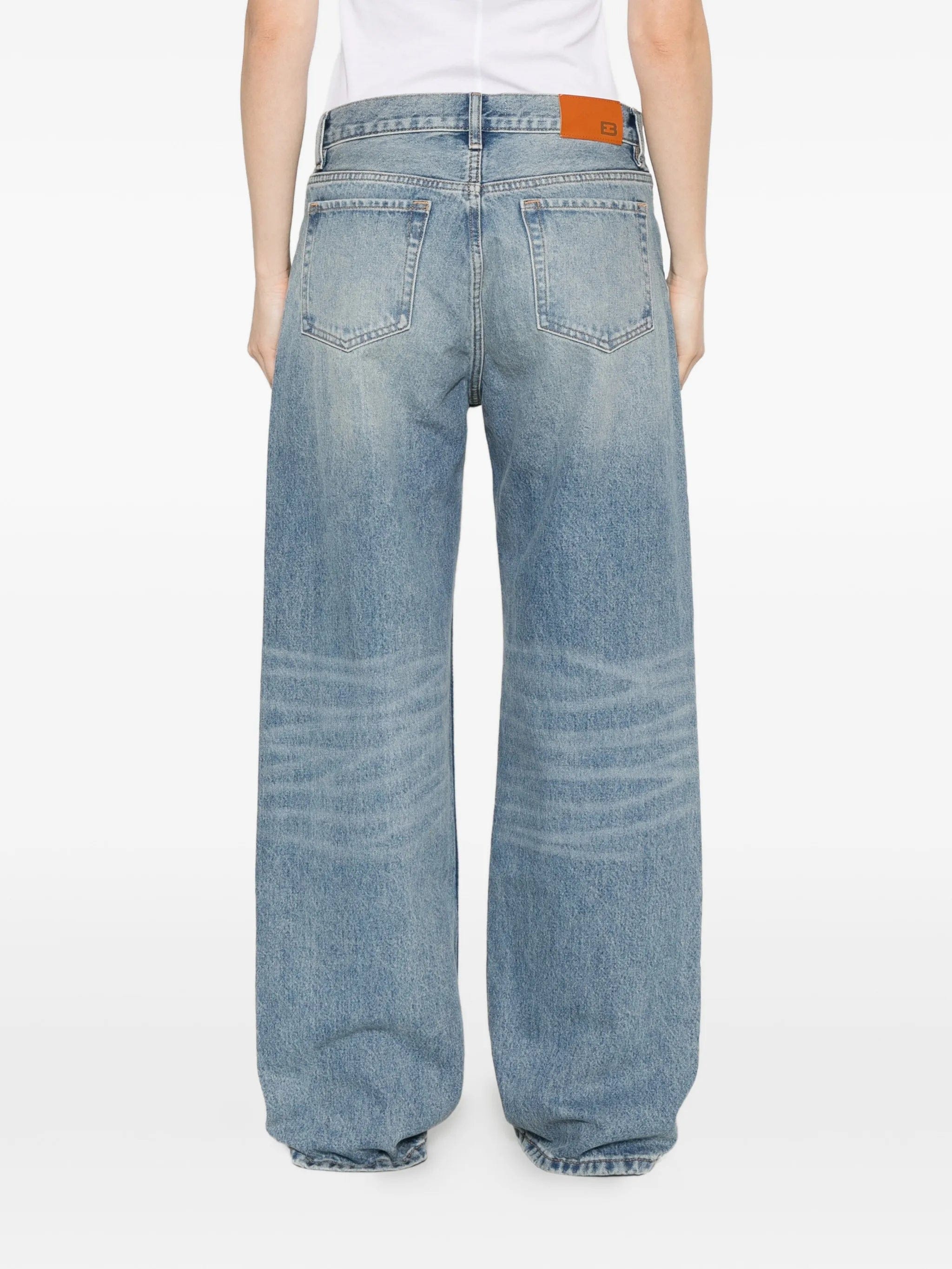 EB Denim mid rise baggy jeans
