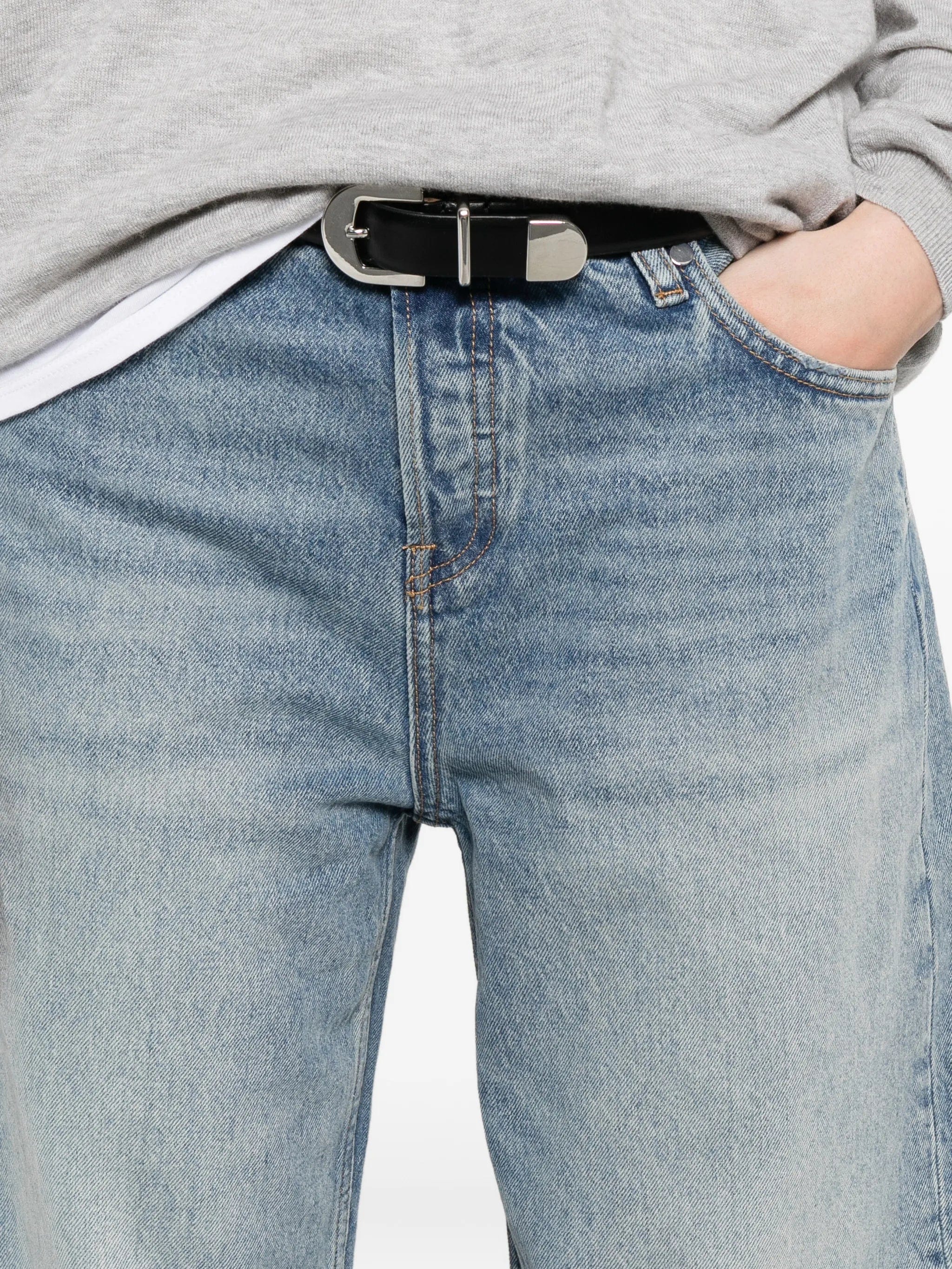 EB Denim mid rise baggy jeans