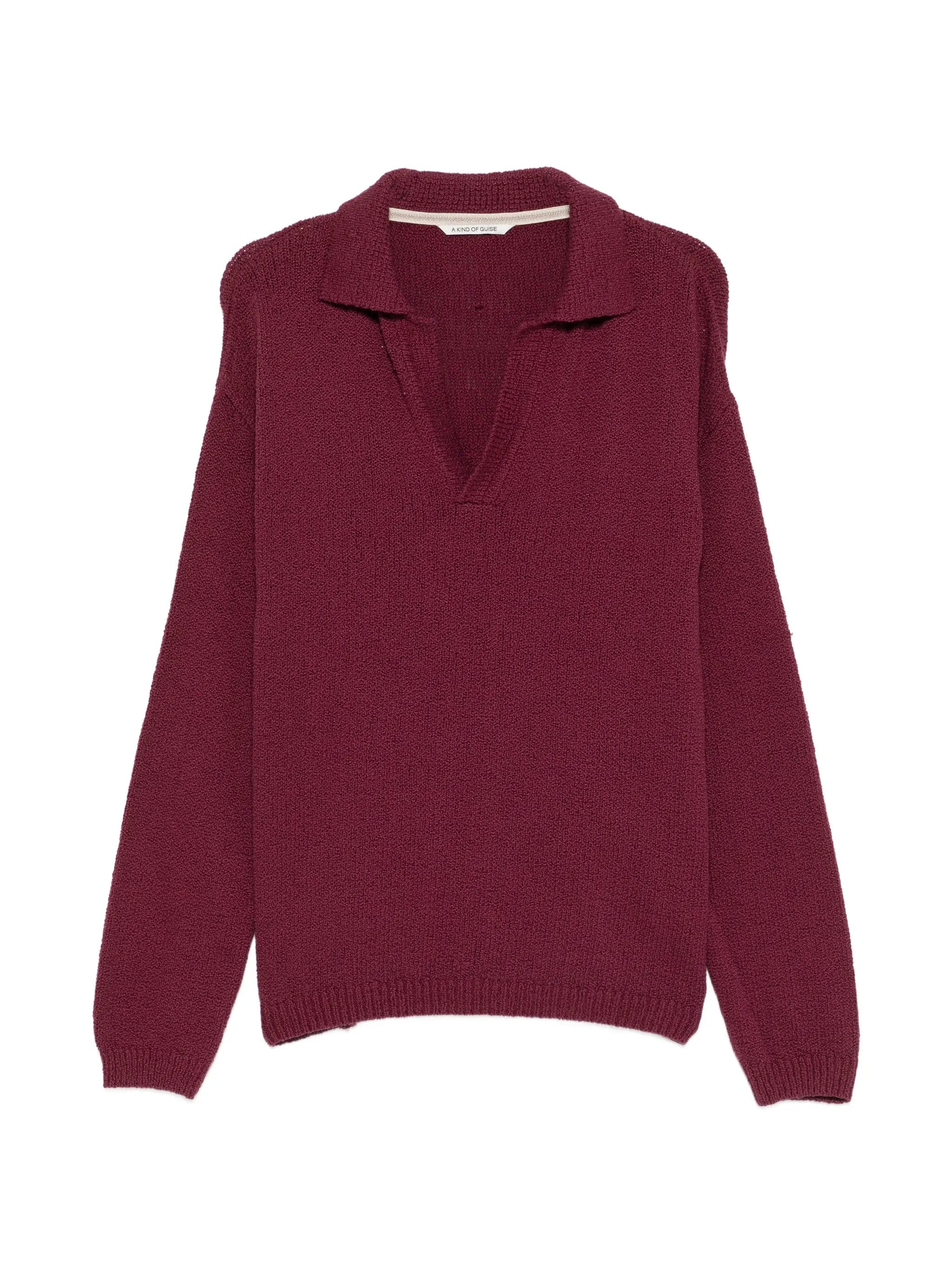 A Kind of Guise Marabou V - neck sweater