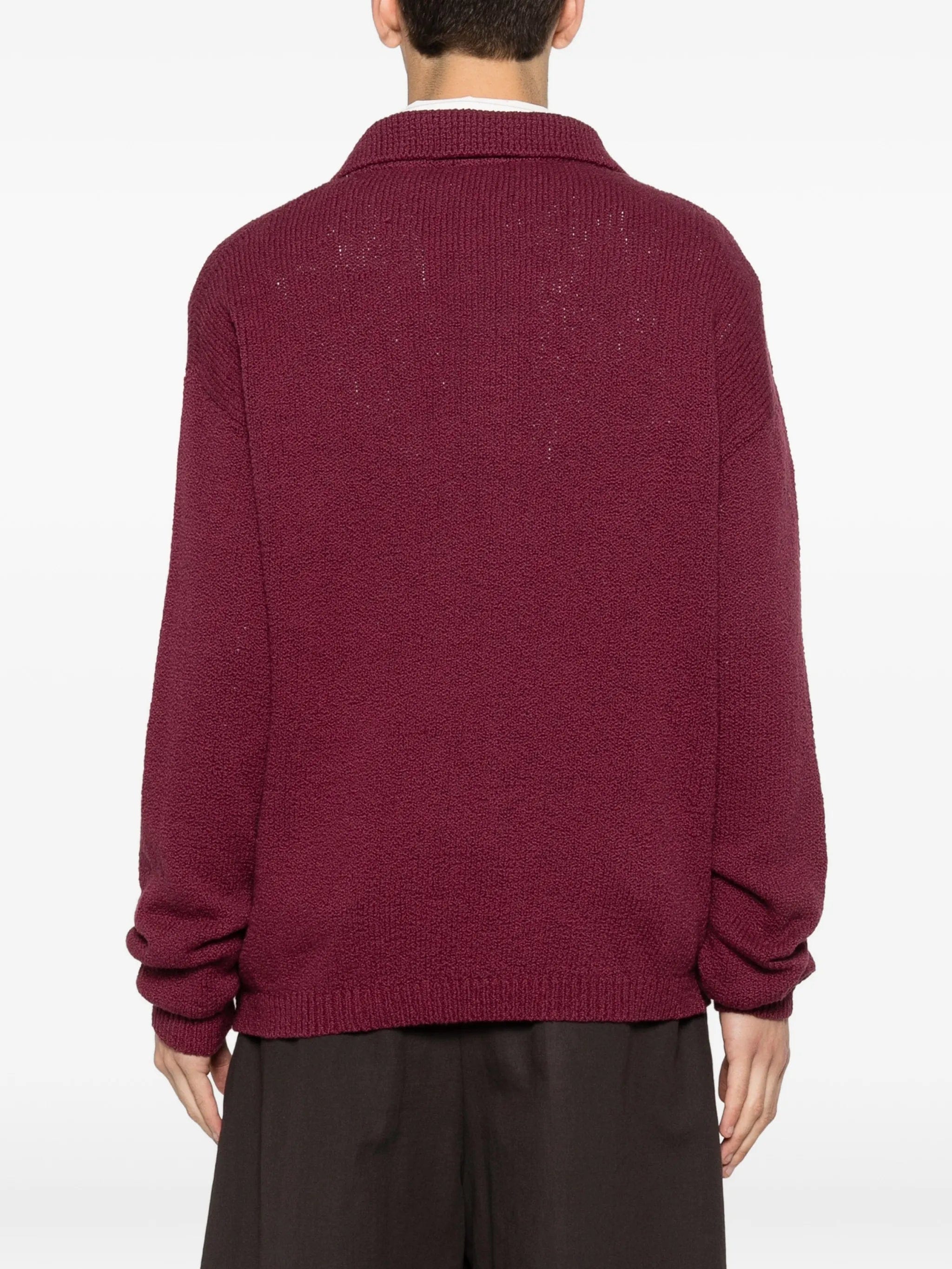 A Kind of Guise Marabou V - neck sweater