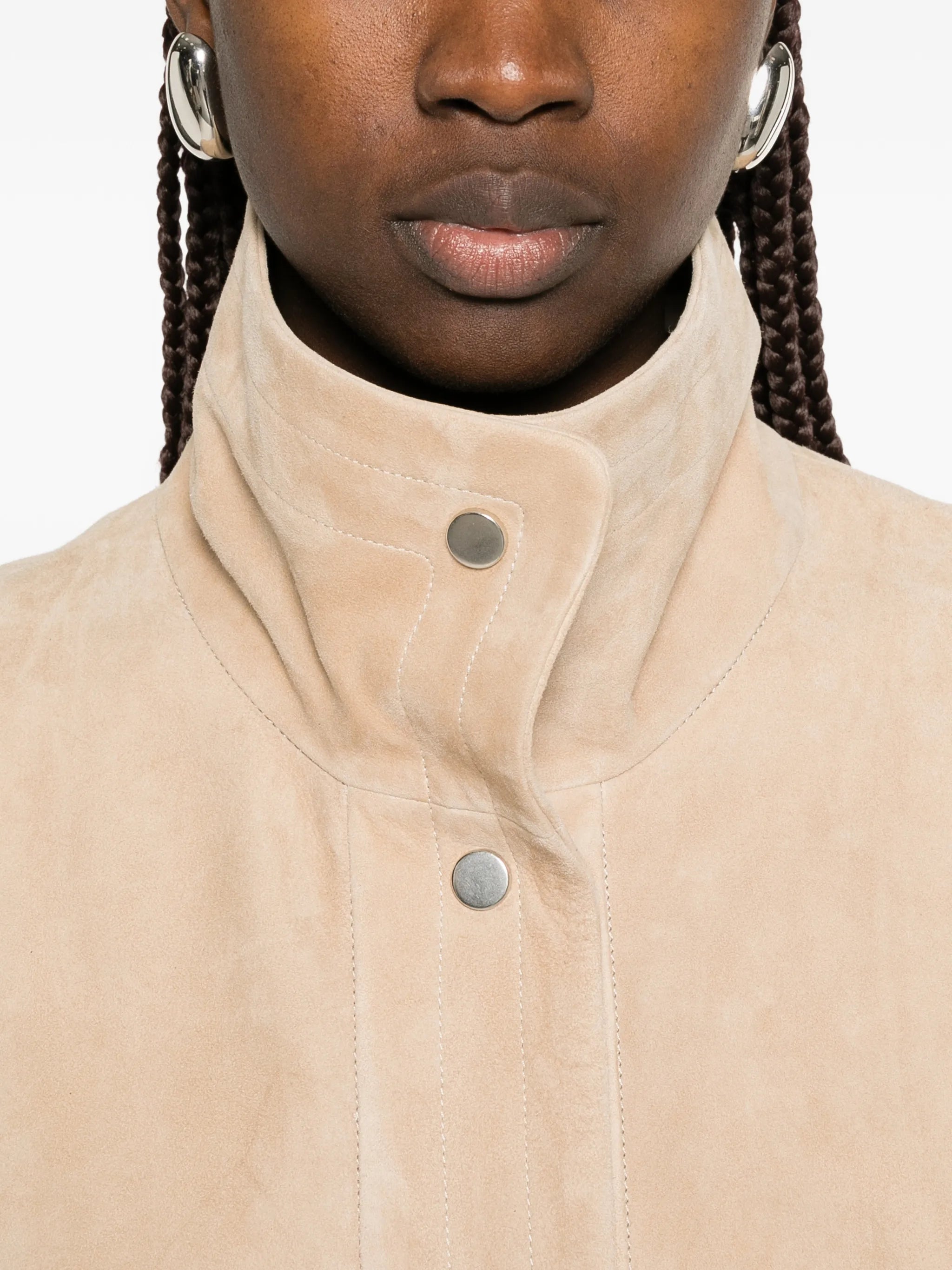 Nour Hammour suede jacket