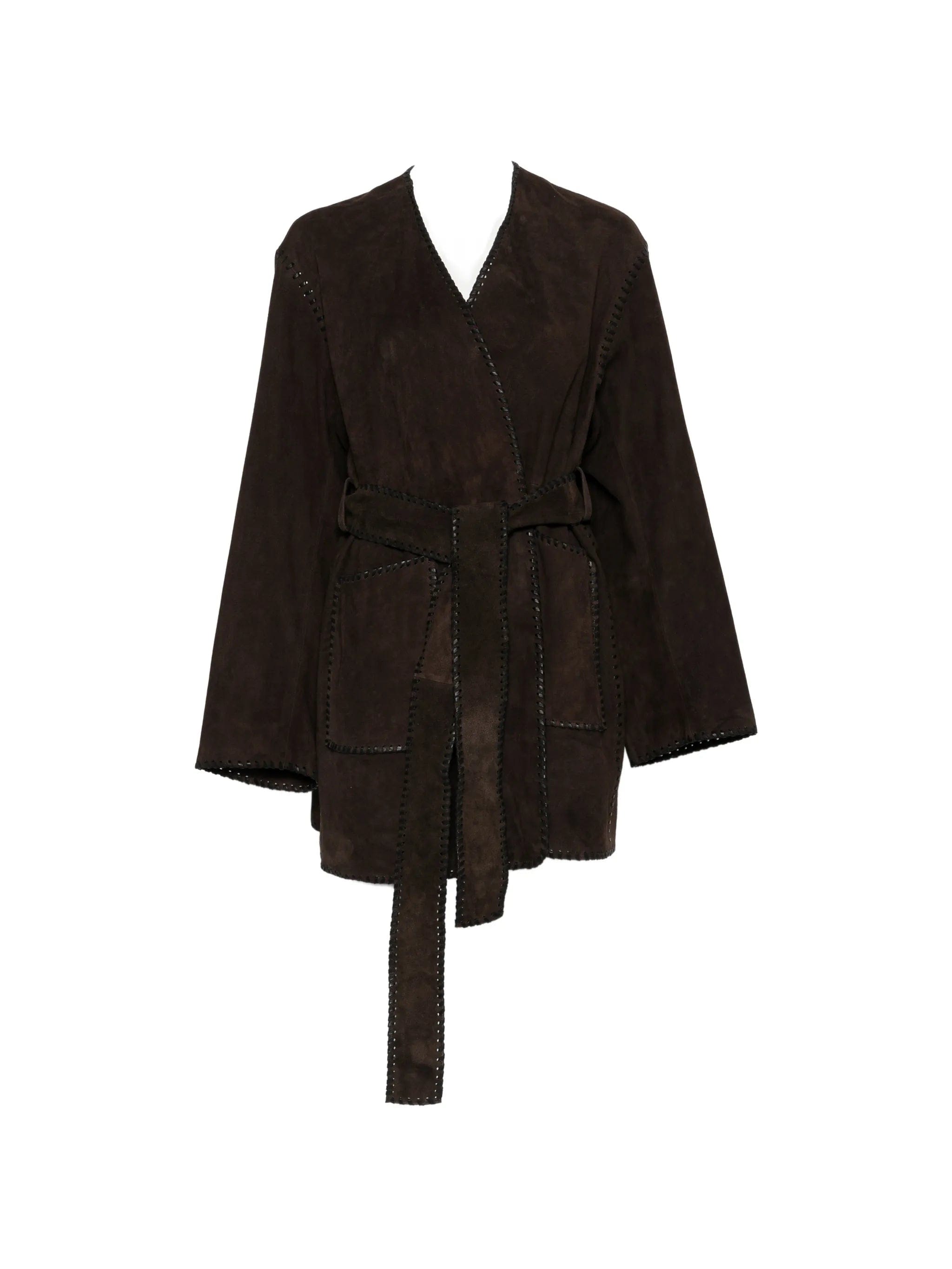 Nour Hammour Anika suede jacket
