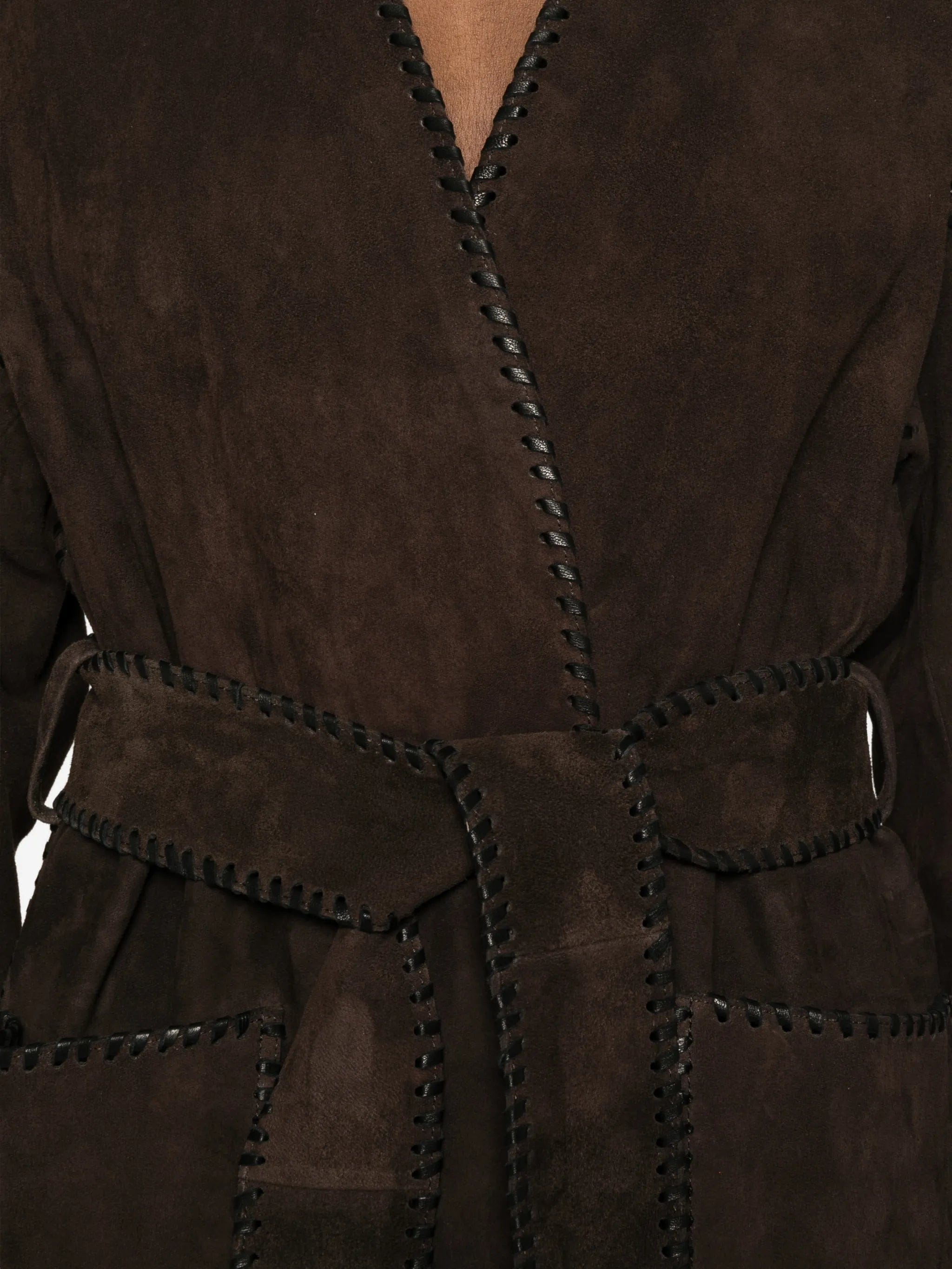 Nour Hammour Anika suede jacket