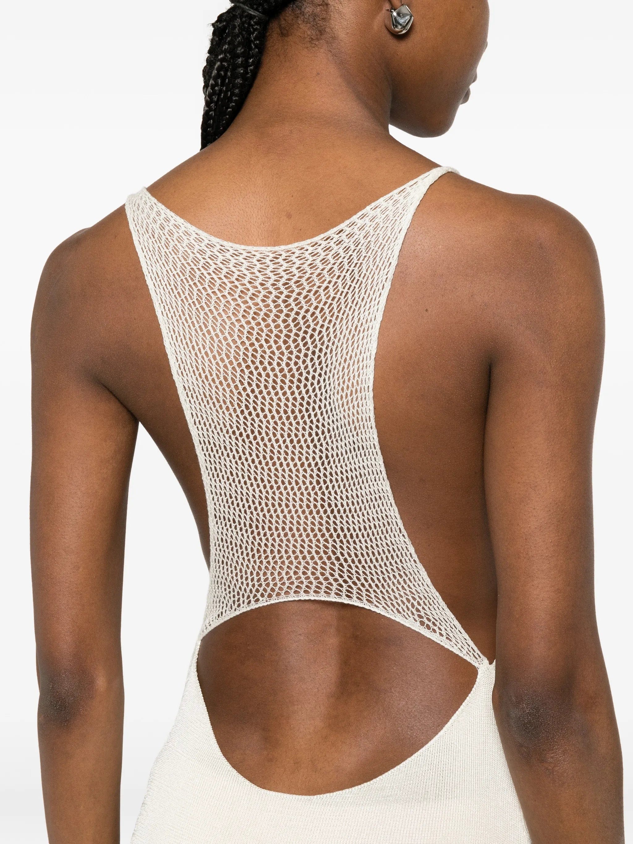 Isa Boulder cowl - neck mini dress