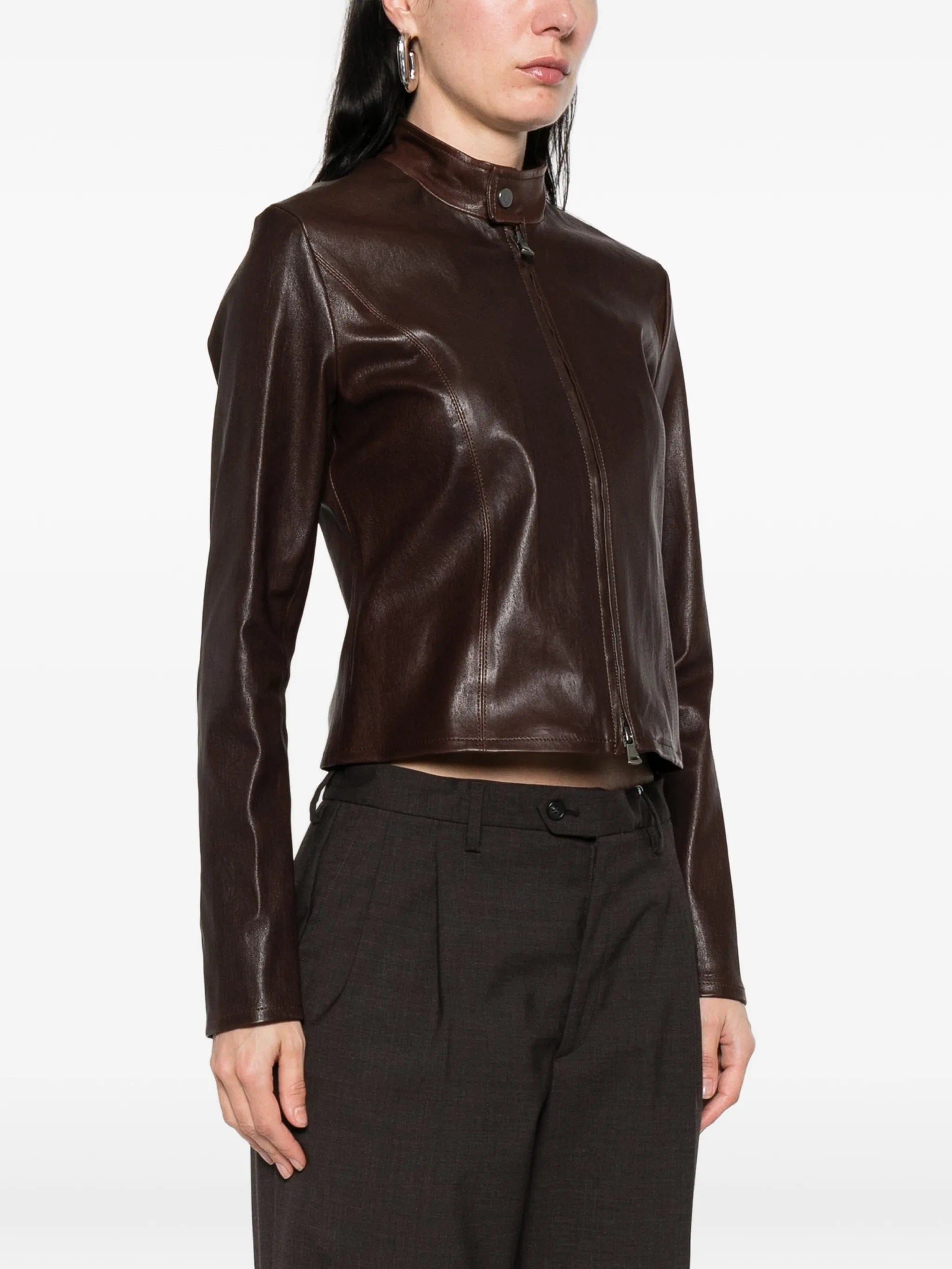 Nour Hammour Sigrid leather jacket