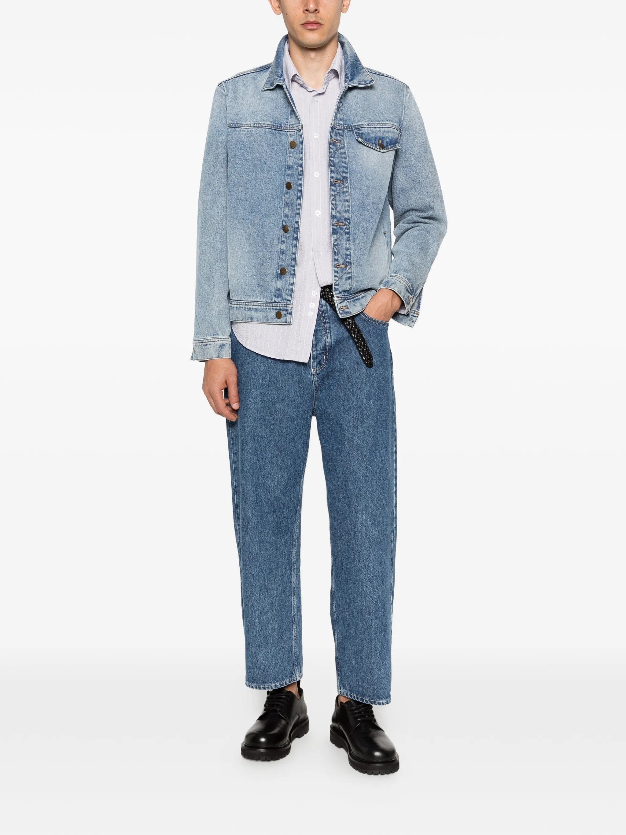 Carter Young striped business shirt