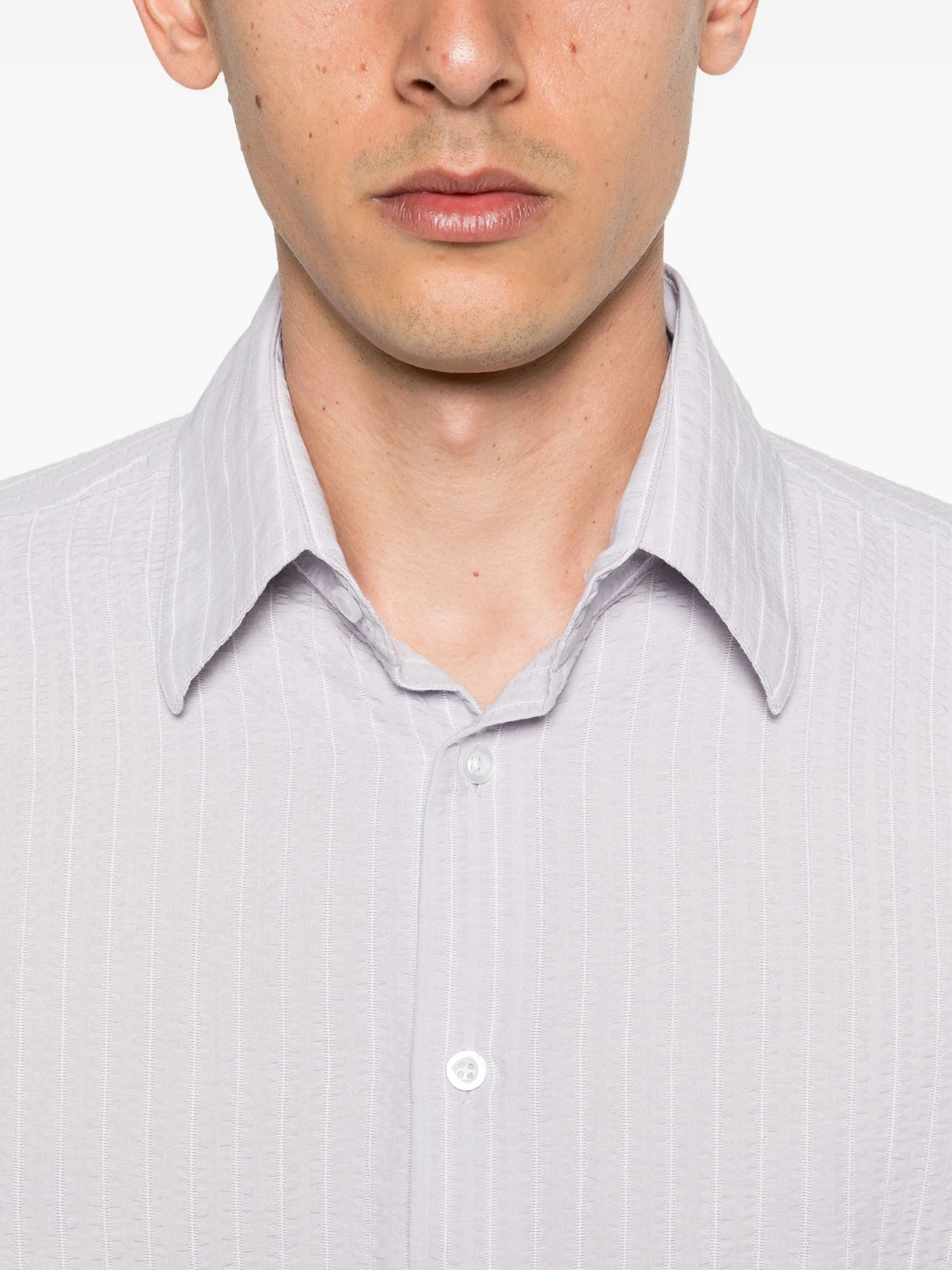 Carter Young striped business shirt