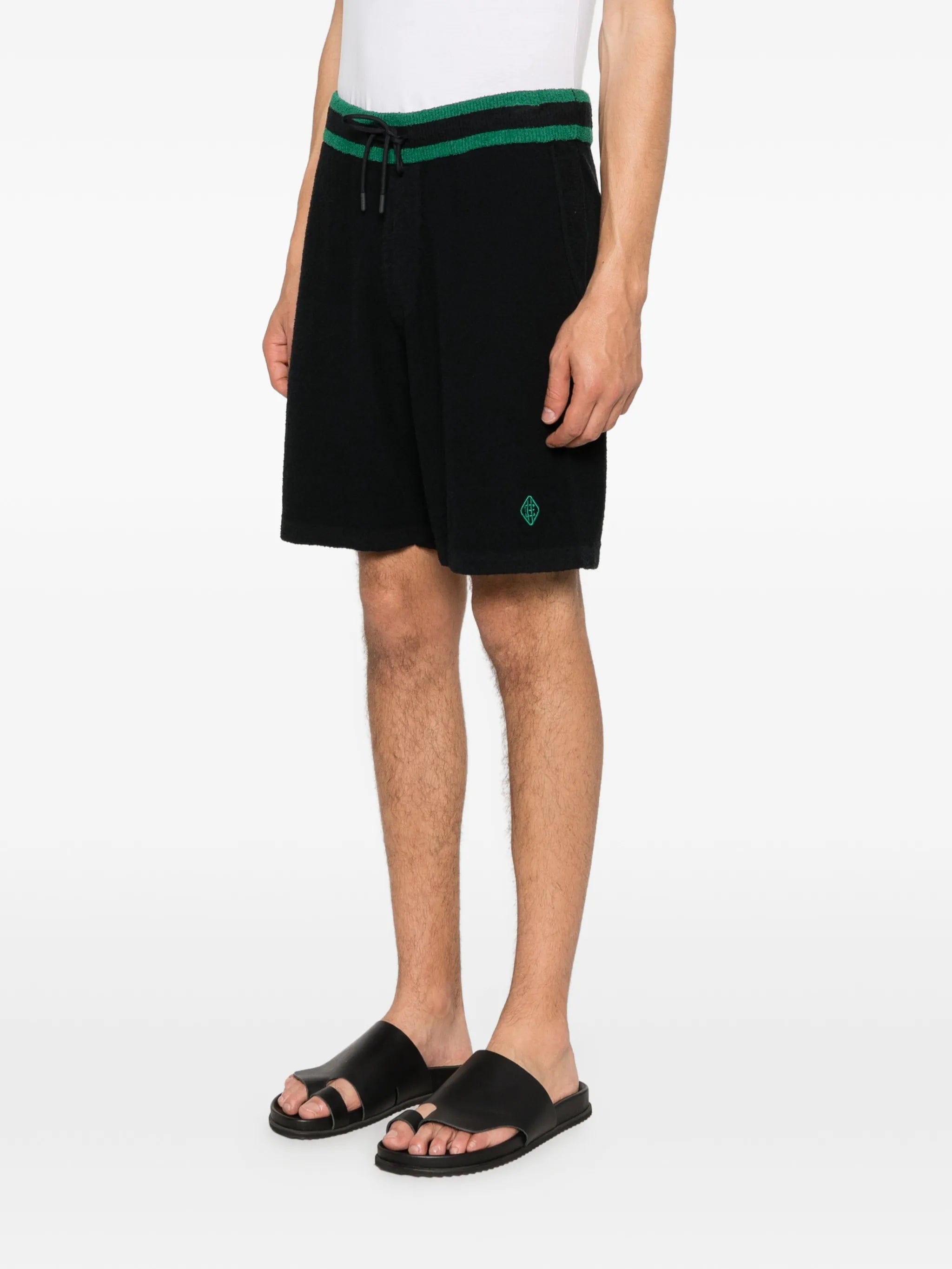 CHÉ Armas bouclé drawstring shorts