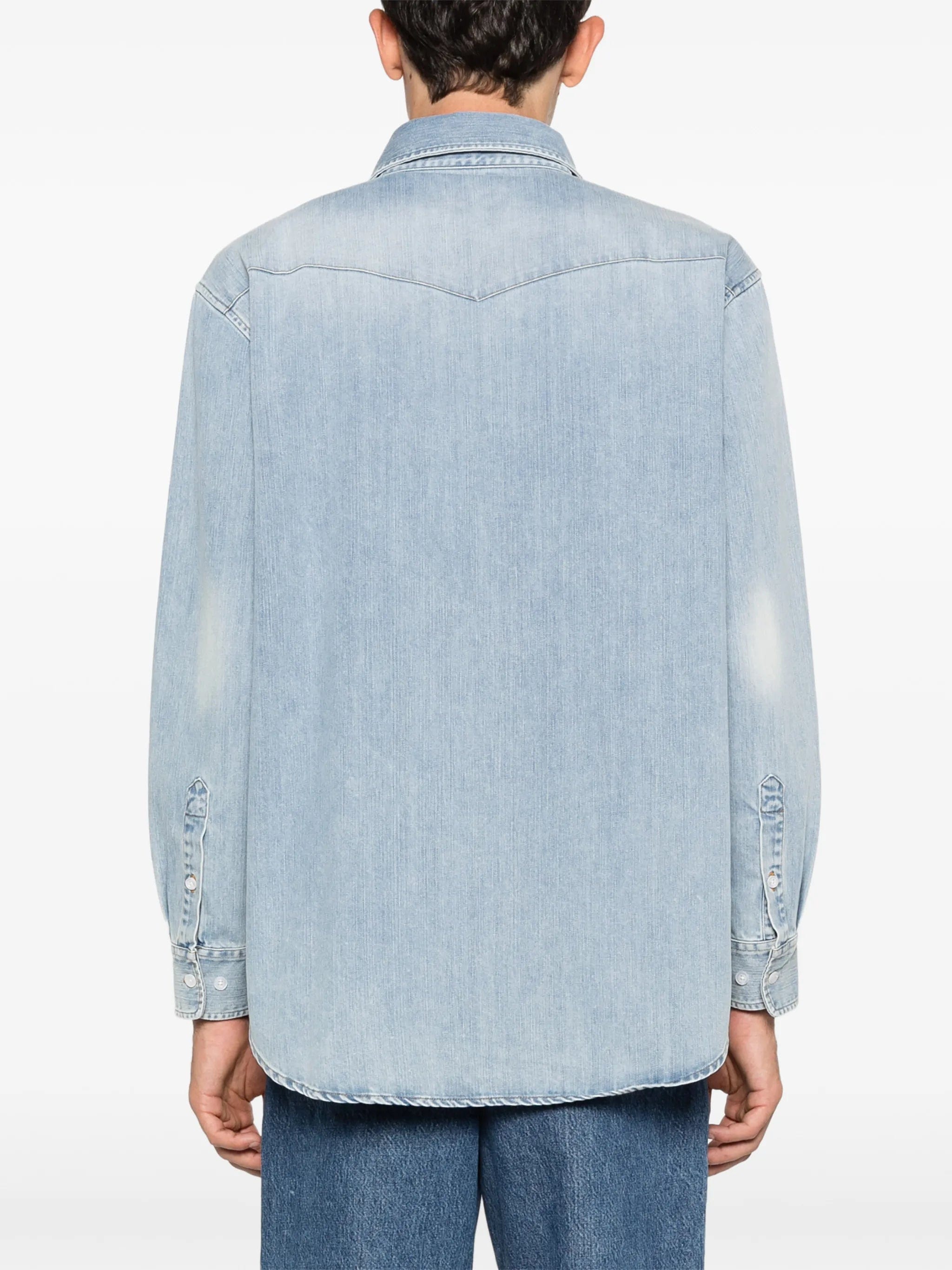 Carter Young denim utility shirt