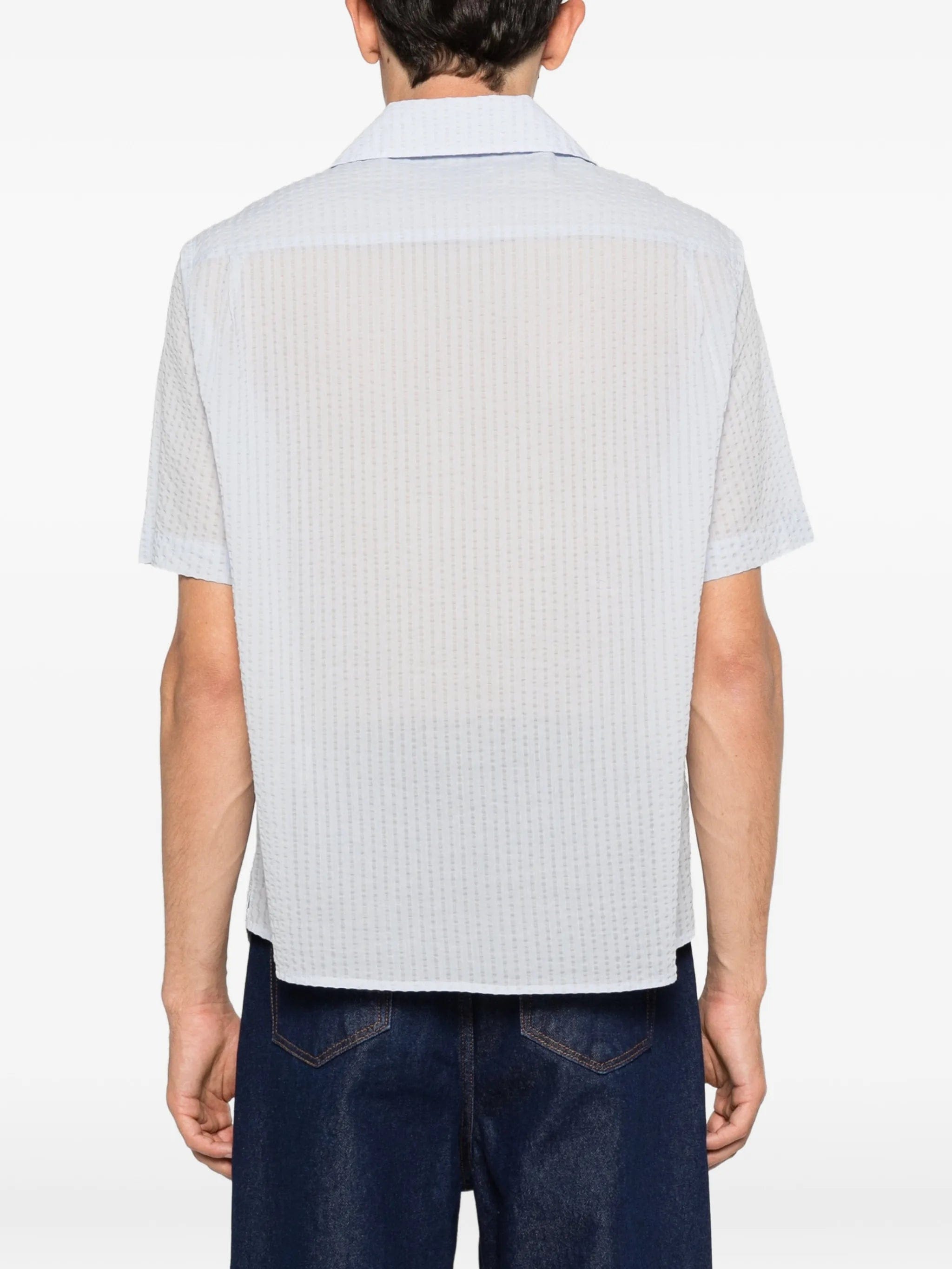 Carter Young pocket seersucker shirt