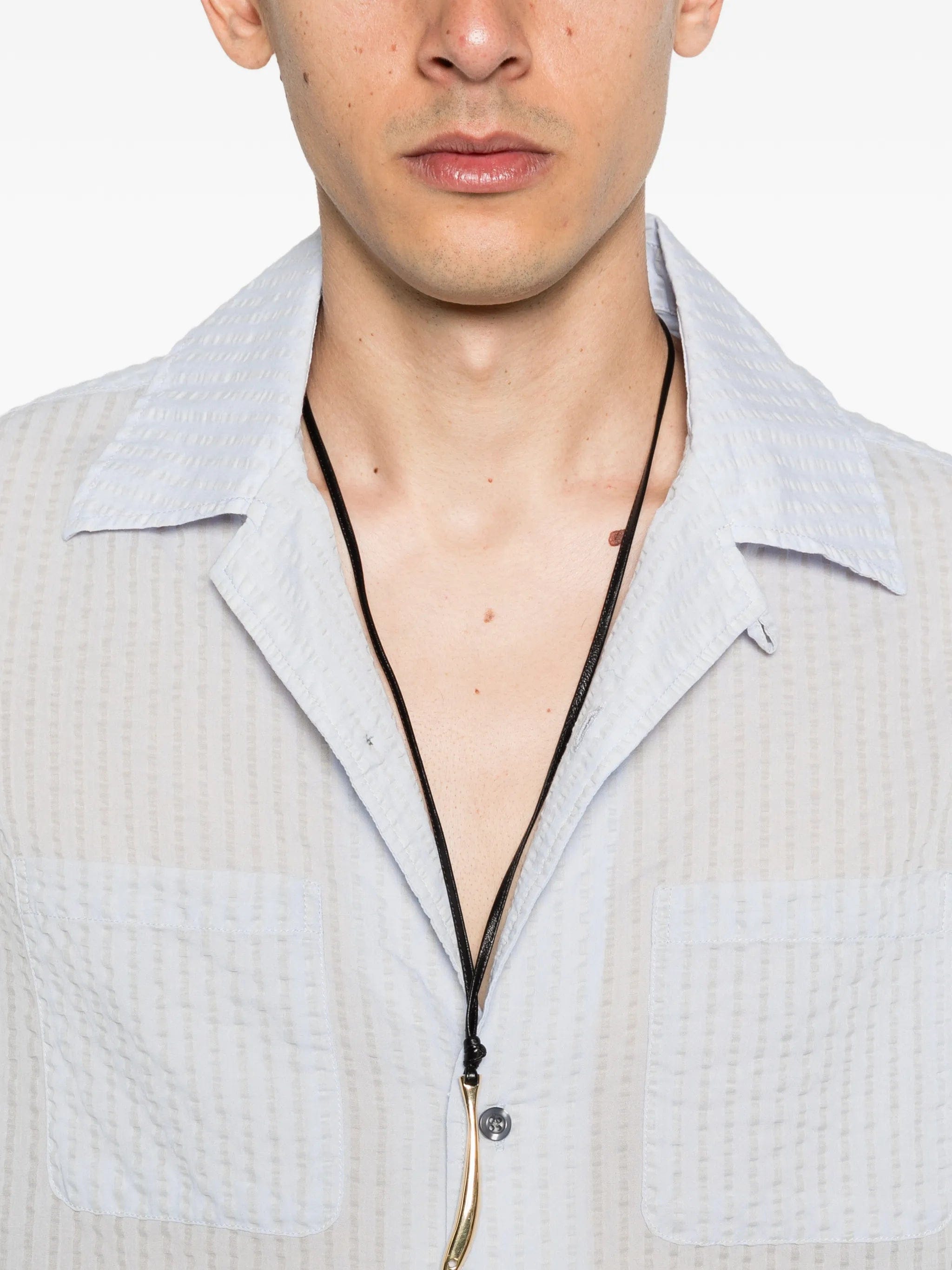 Carter Young pocket seersucker shirt