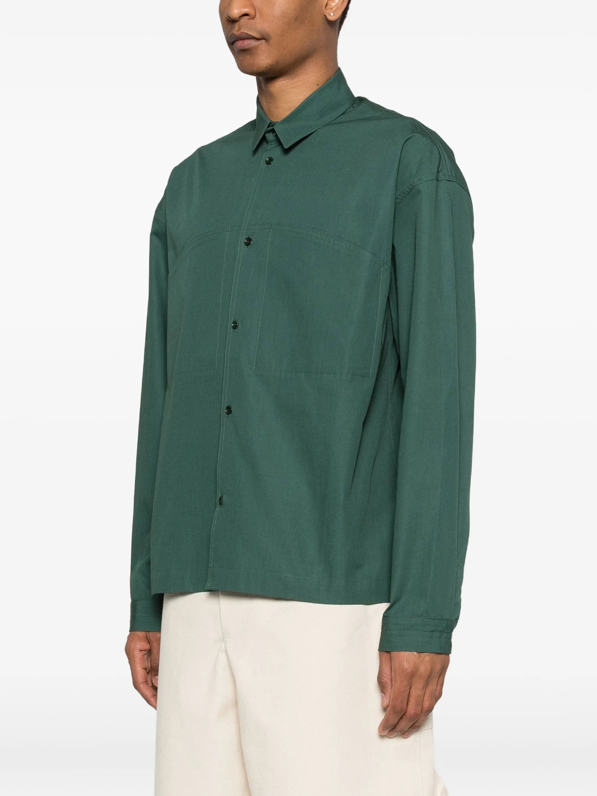 SAGE Nation Oval oversized pocket shirt