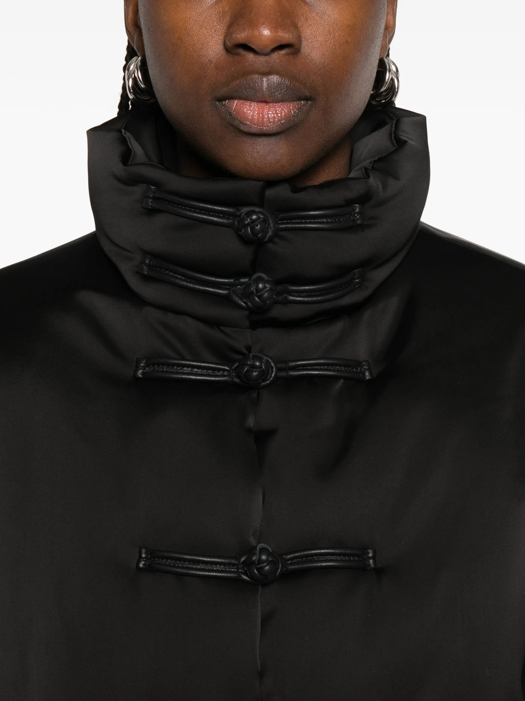 Róhe satin - effect puffer jacket