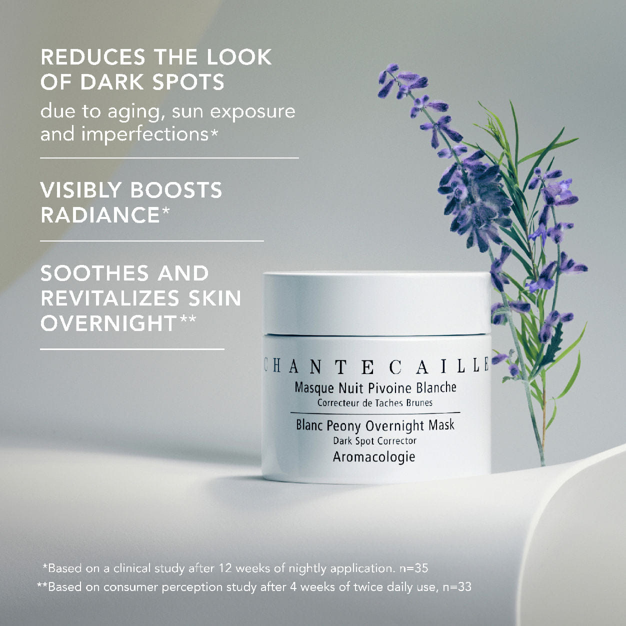 Chantecaille Blanc Peony Brightening Overnight Mask for Dark Spots
