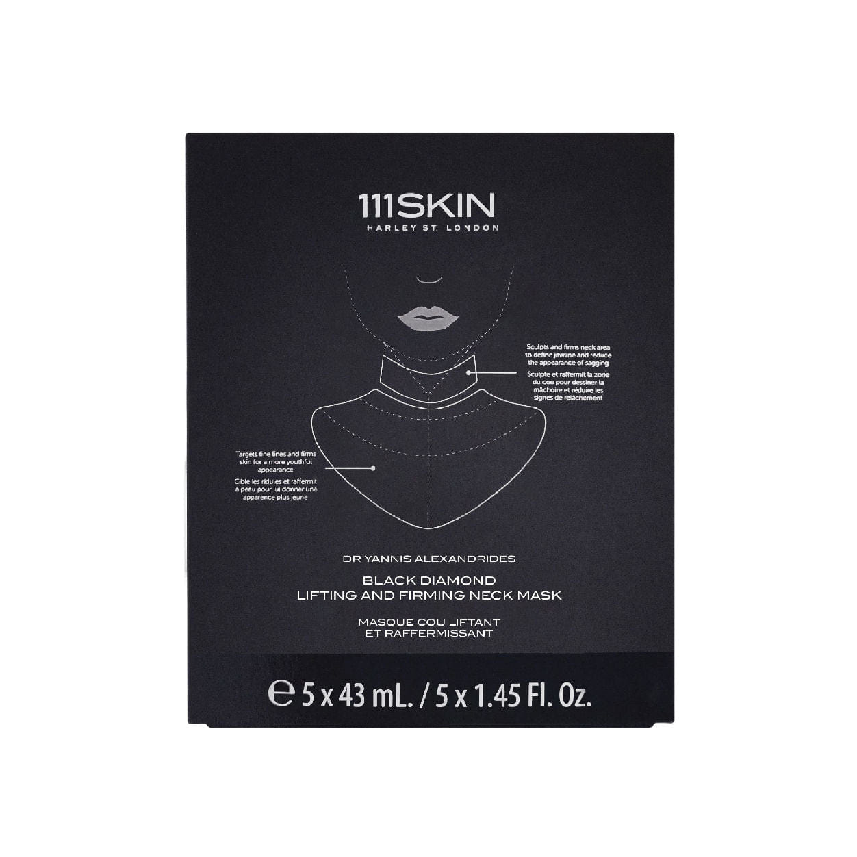 111skin Black Diamond Lifting and Firming Neck Mask