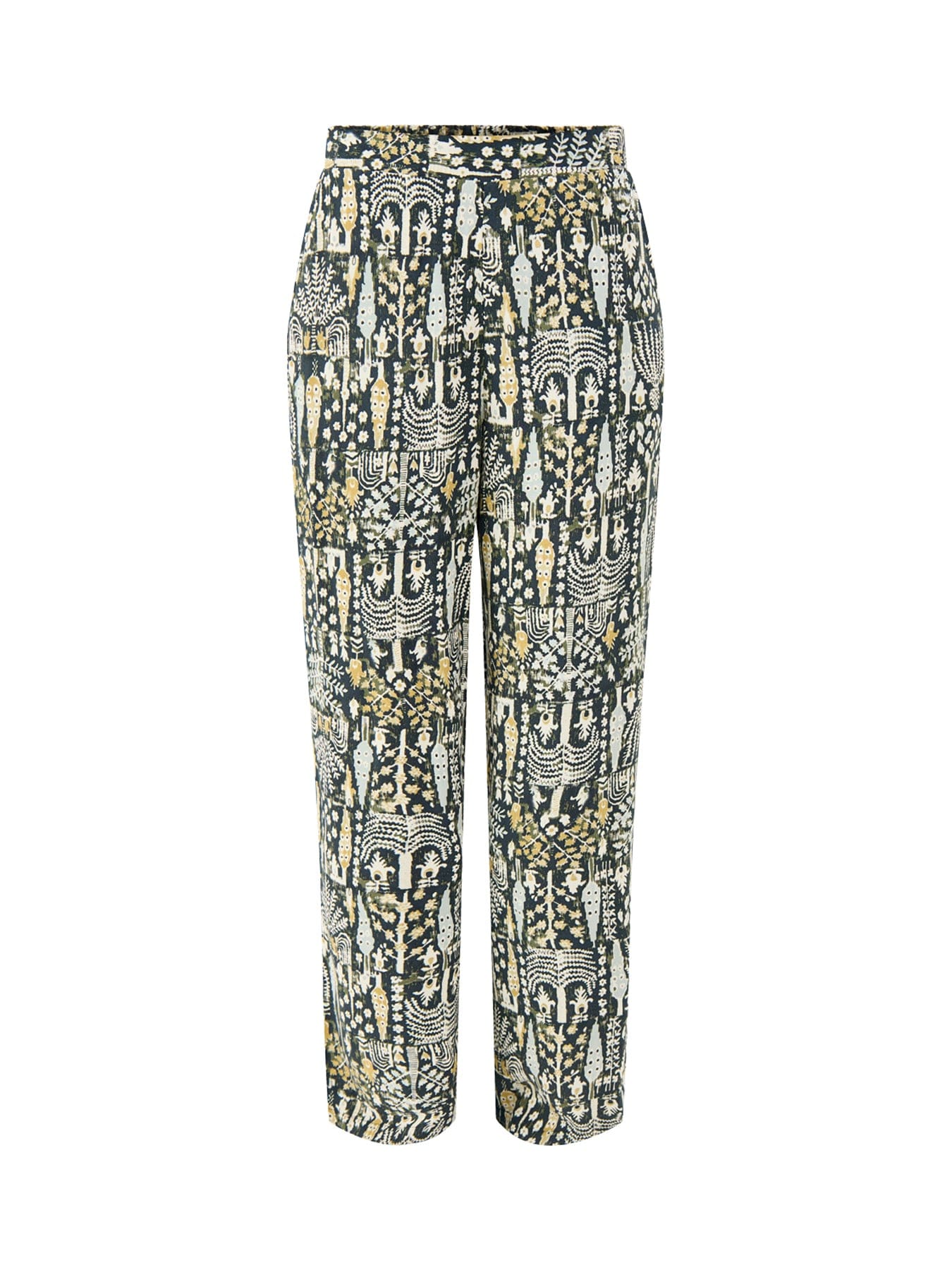 Soya Concept Golfi 4 - C Printed Straight Trousers Multi