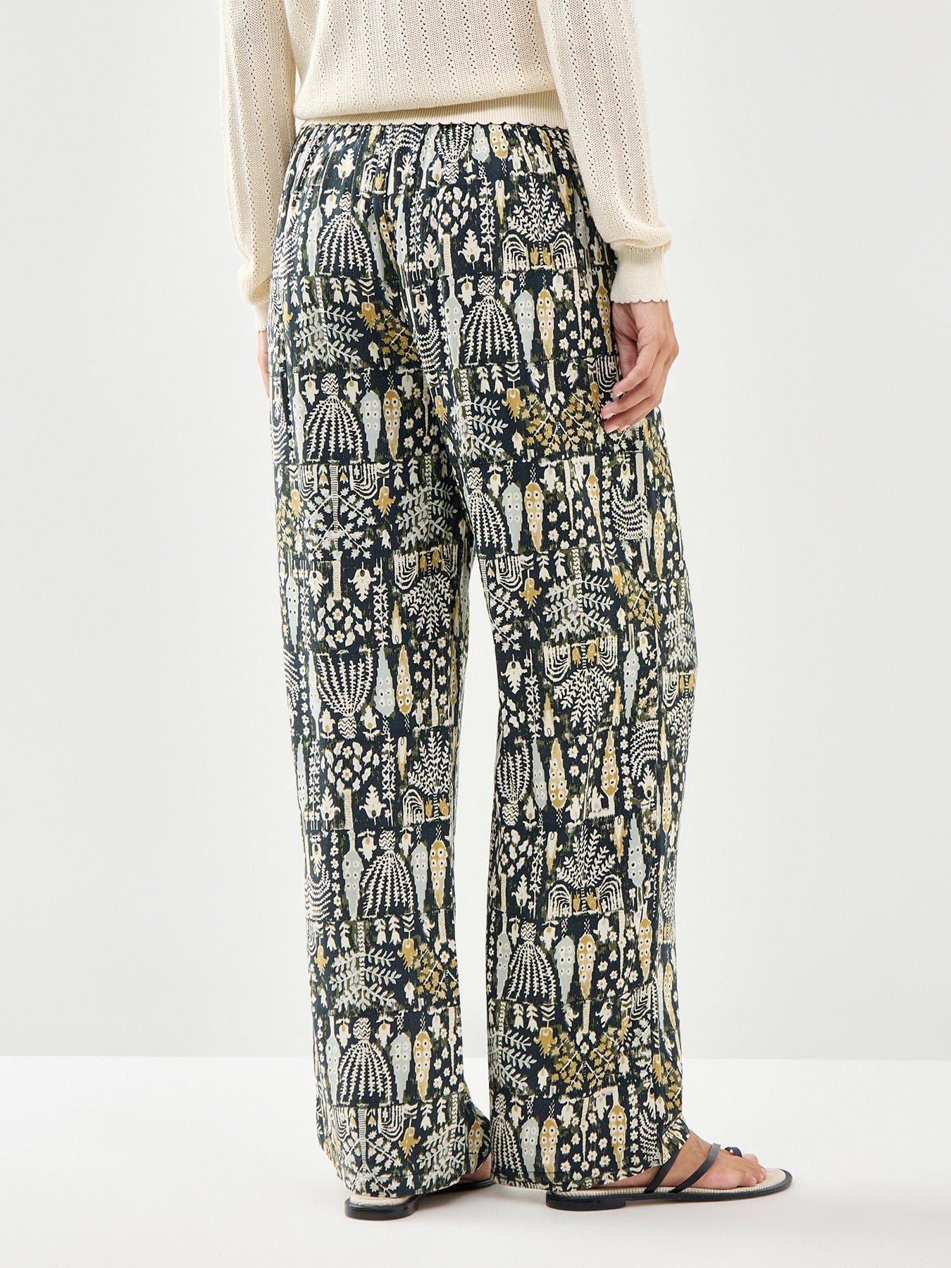 Soya Concept Golfi 4 - C Printed Straight Trousers Multi
