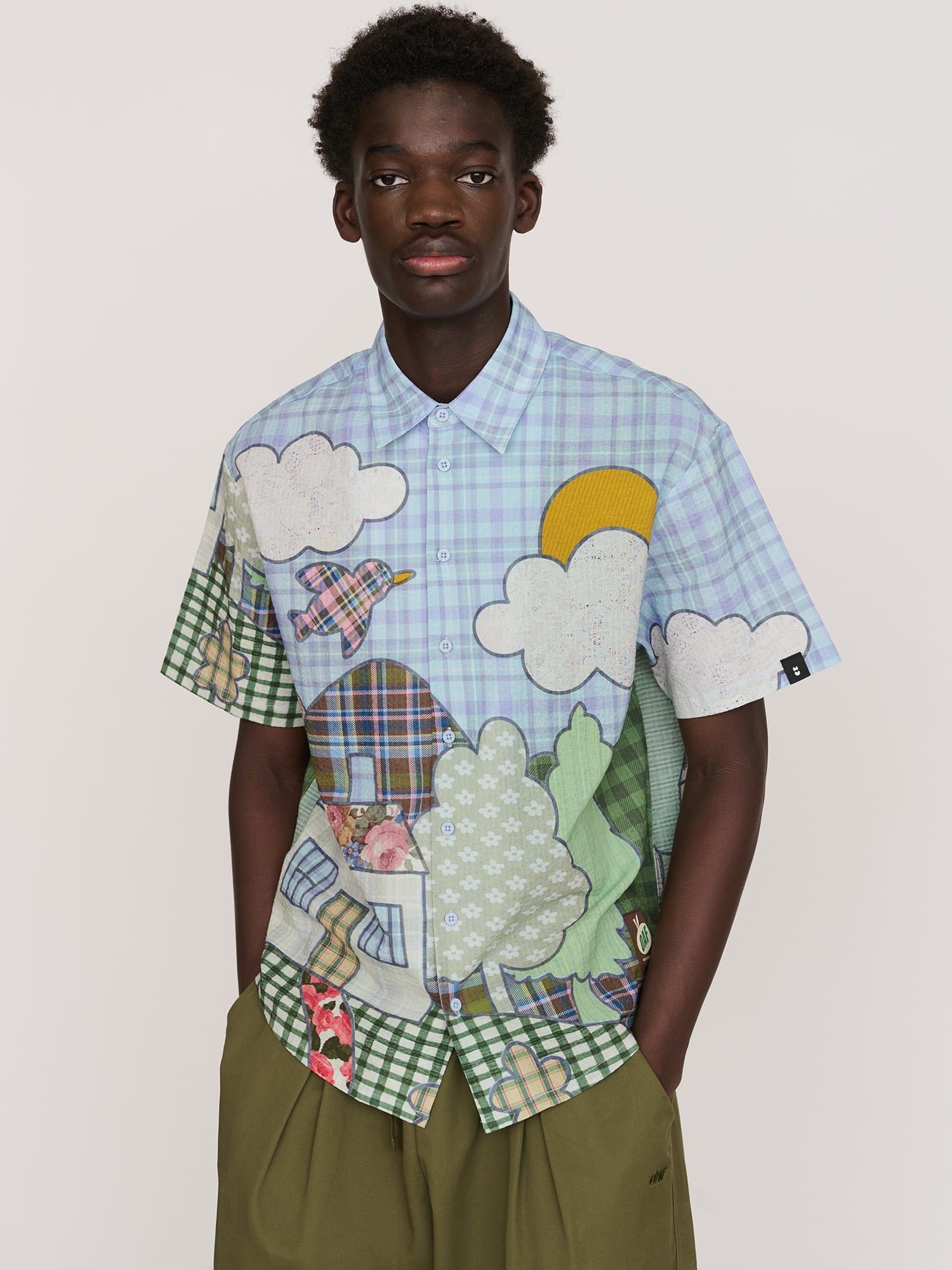 Lazy Oaf Village Gossip Short Sleeve Shirt