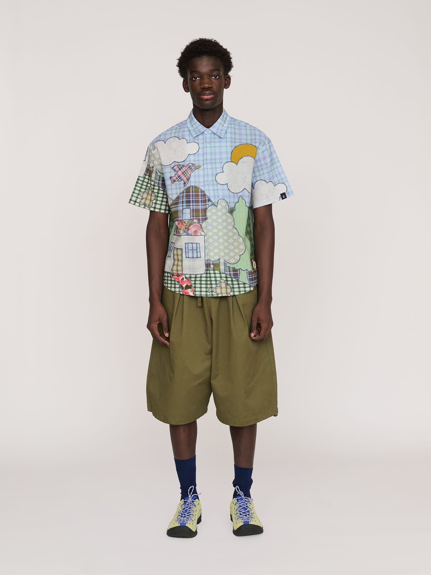 Lazy Oaf Village Gossip Short Sleeve Shirt