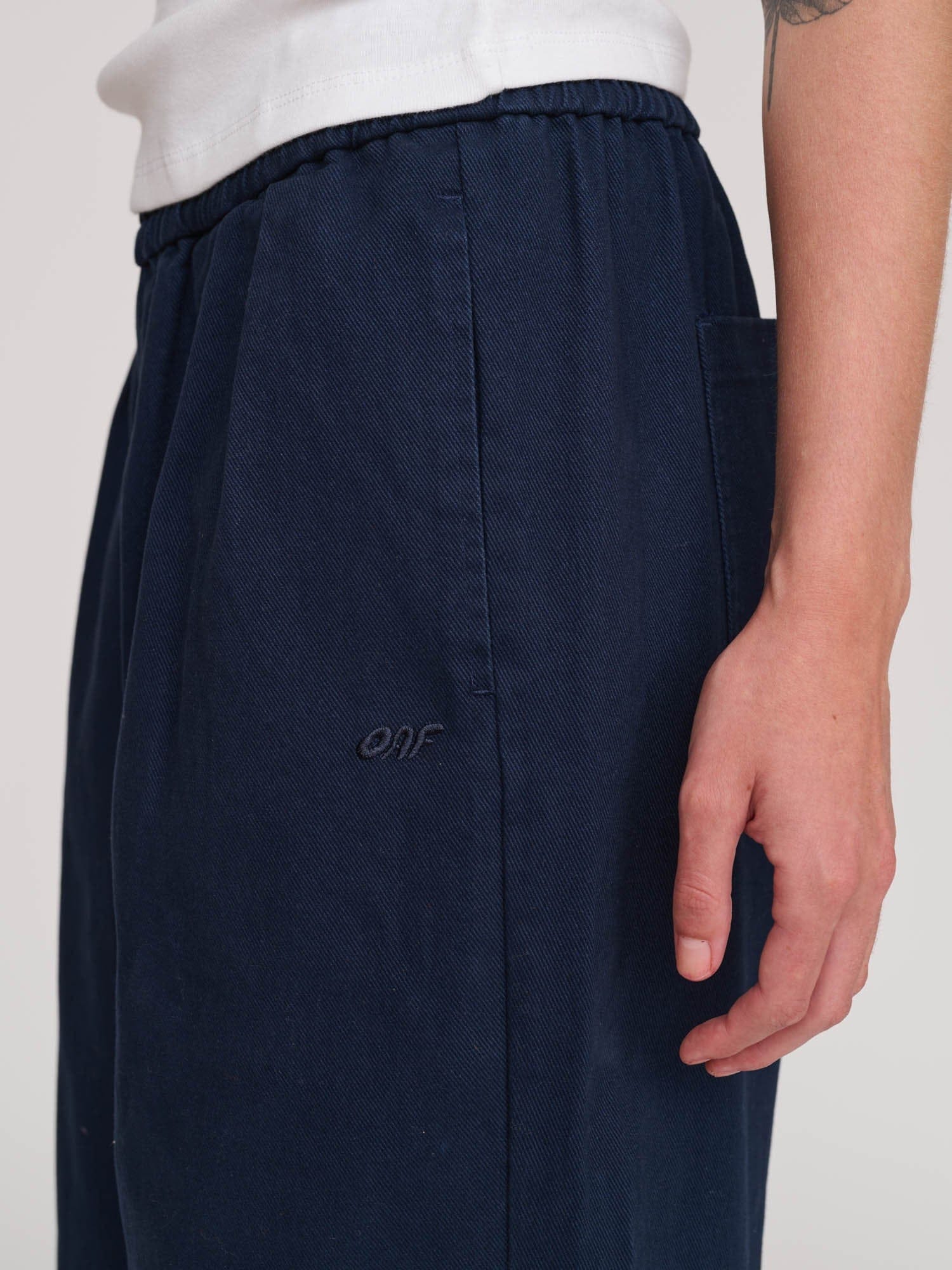 Lazy Oaf Kev Navy Pull On Pants