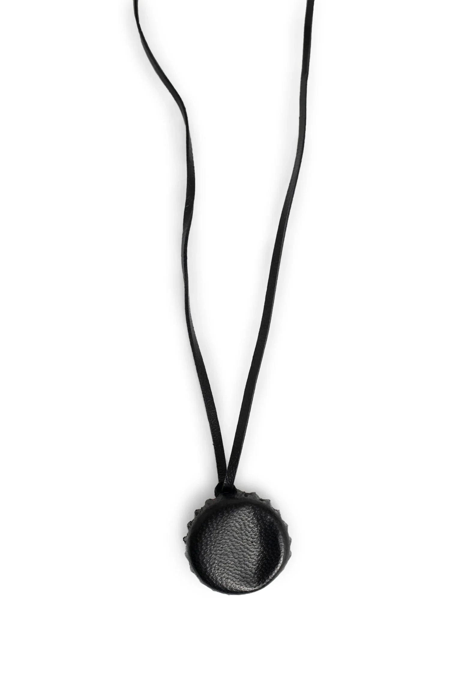 Natalia Brilli Leather Covered Resin Bottle Cap
