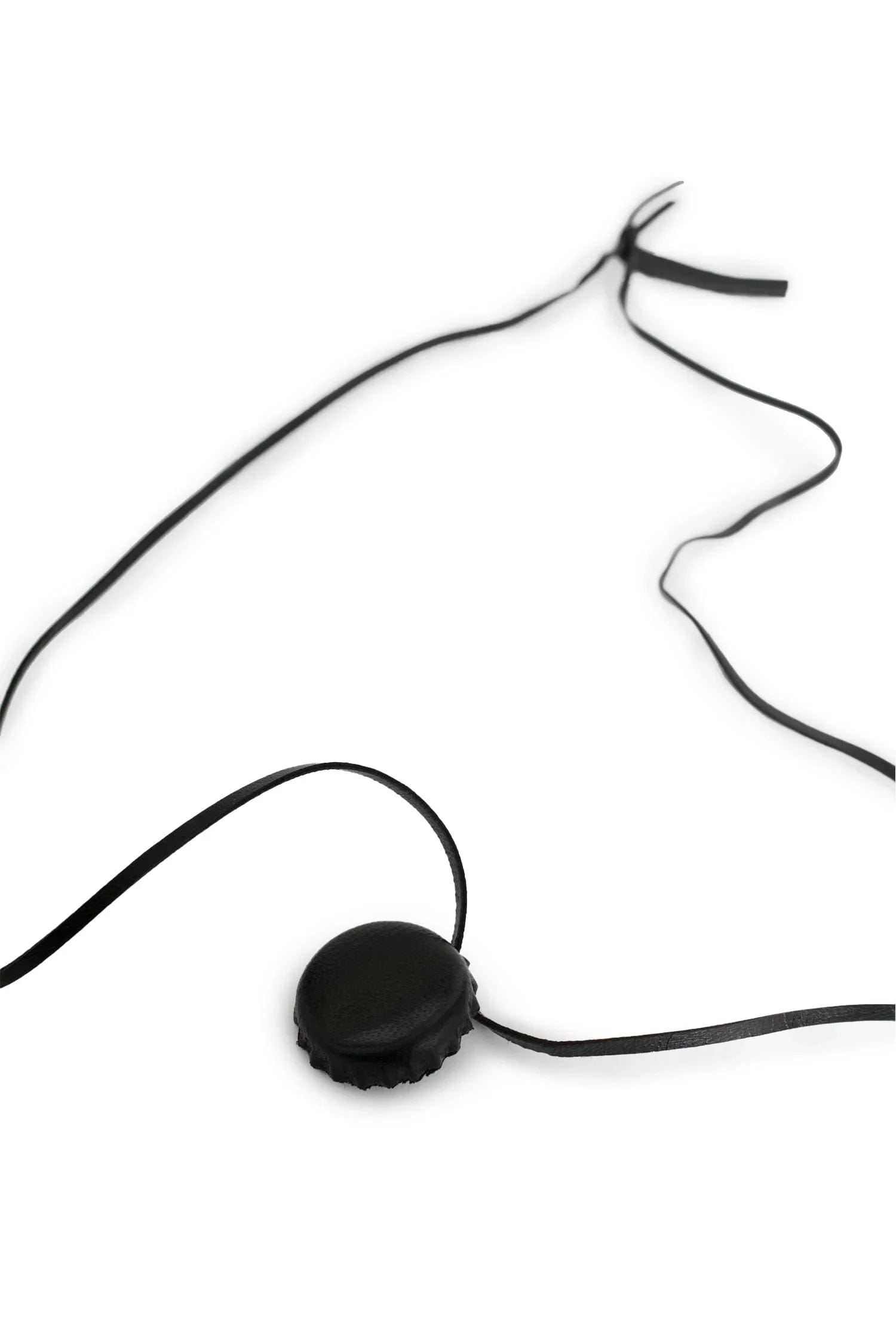 Natalia Brilli Leather Covered Resin Bottle Cap