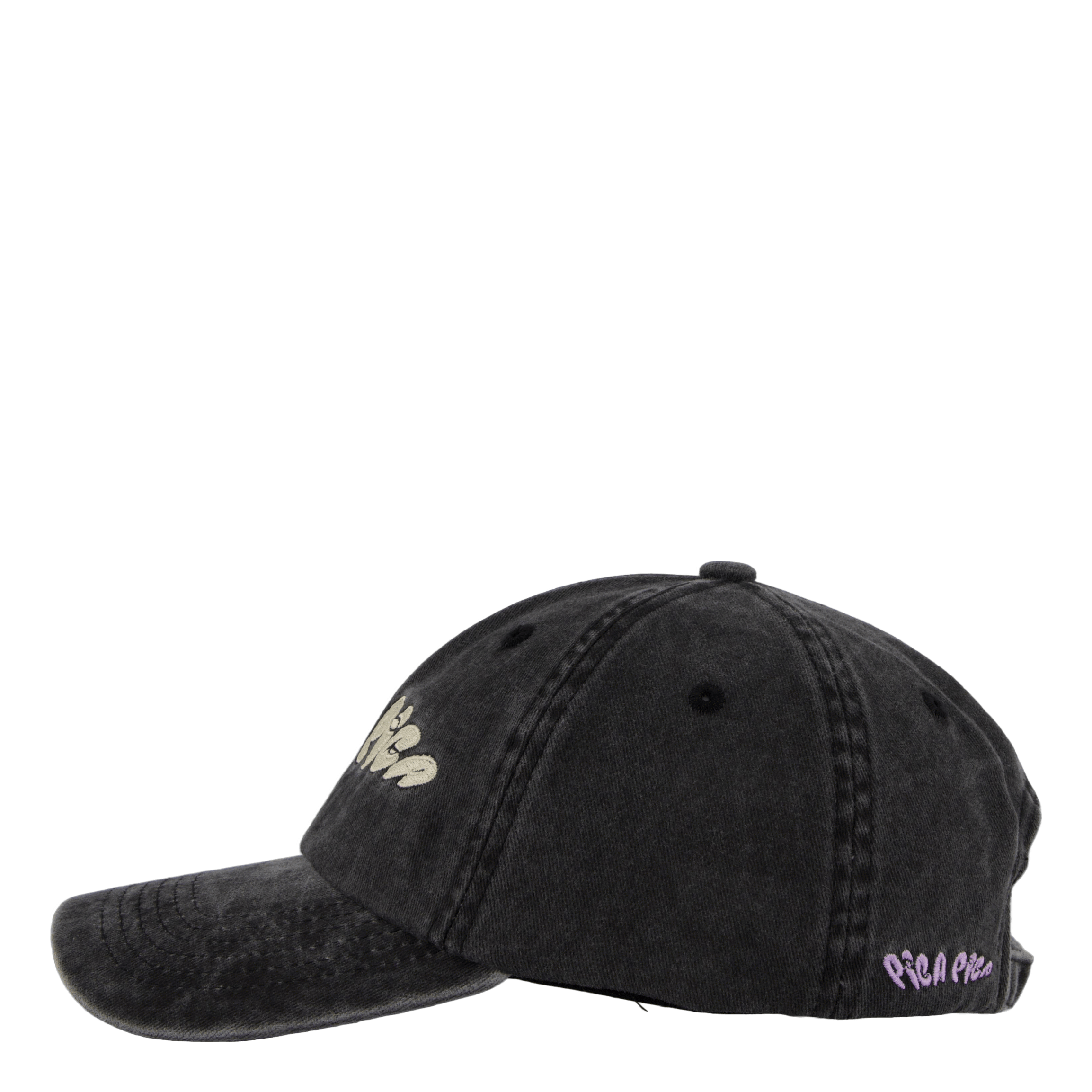 Pica Pica No 1 Dad Cap Washed Black