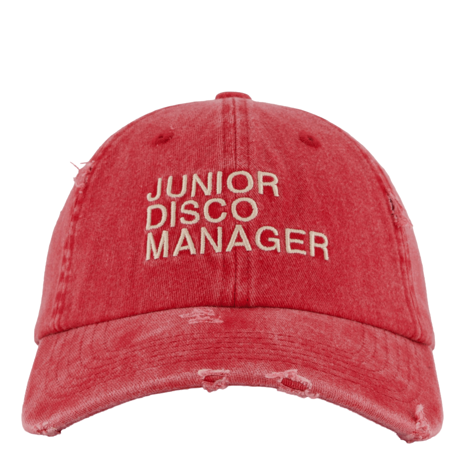 Pica Pica Disco Manager Vintage Dad Cap Washed Red