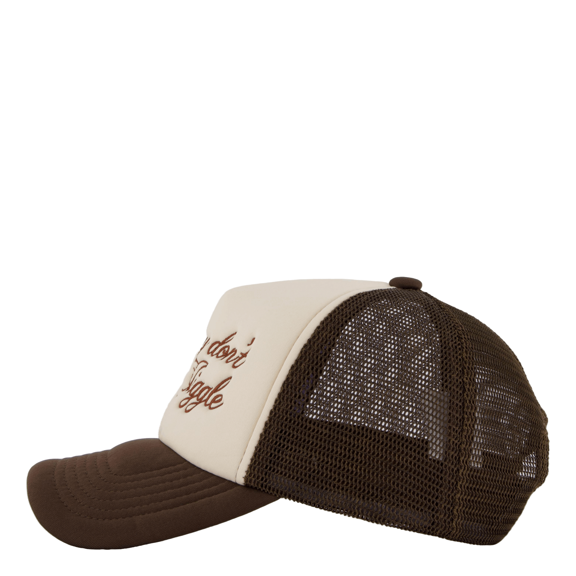 Pica Pica Jiggle Jiggle Trucker Cap Cappuccino Brown