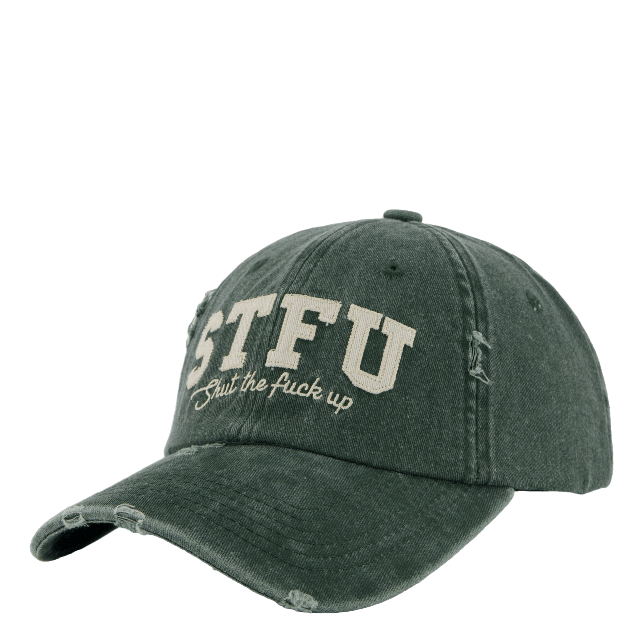 Pica Pica Stfu Vintage Dad Cap Washed Green
