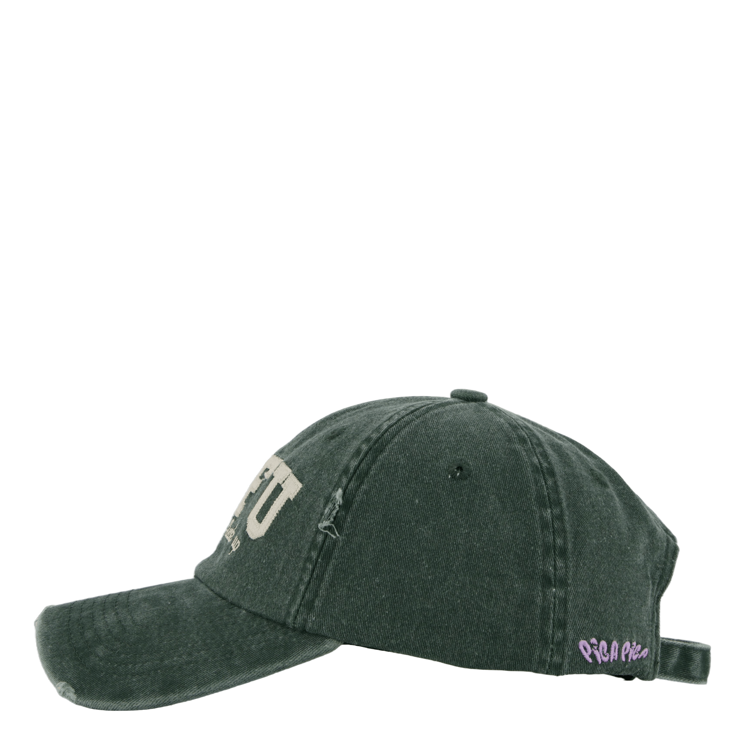 Pica Pica Stfu Vintage Dad Cap Washed Green
