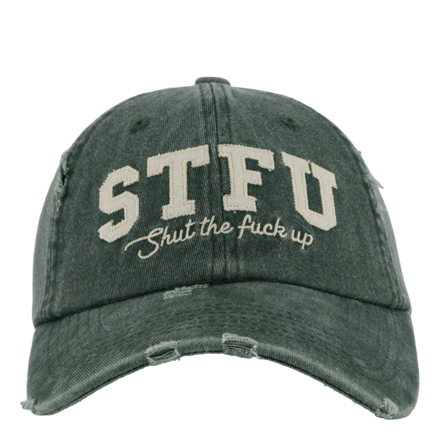 Pica Pica Stfu Vintage Dad Cap Washed Green