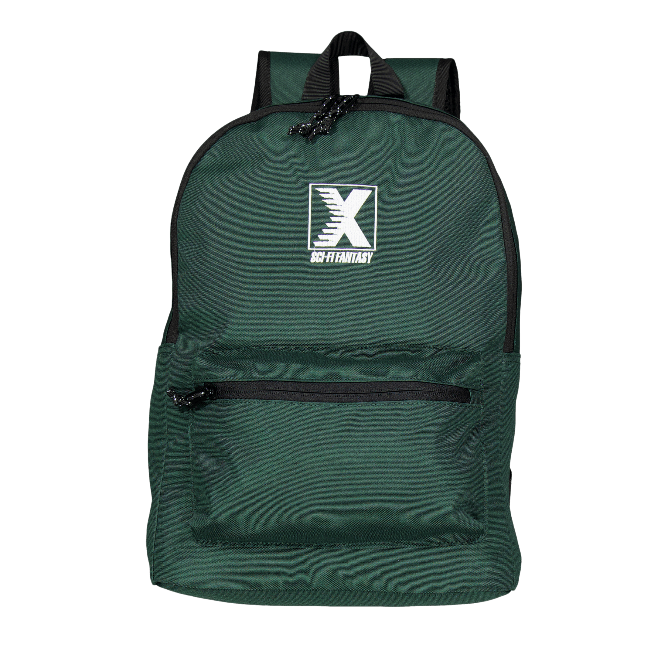 Sci-Fi Fantasy X Logo Backpack Green
