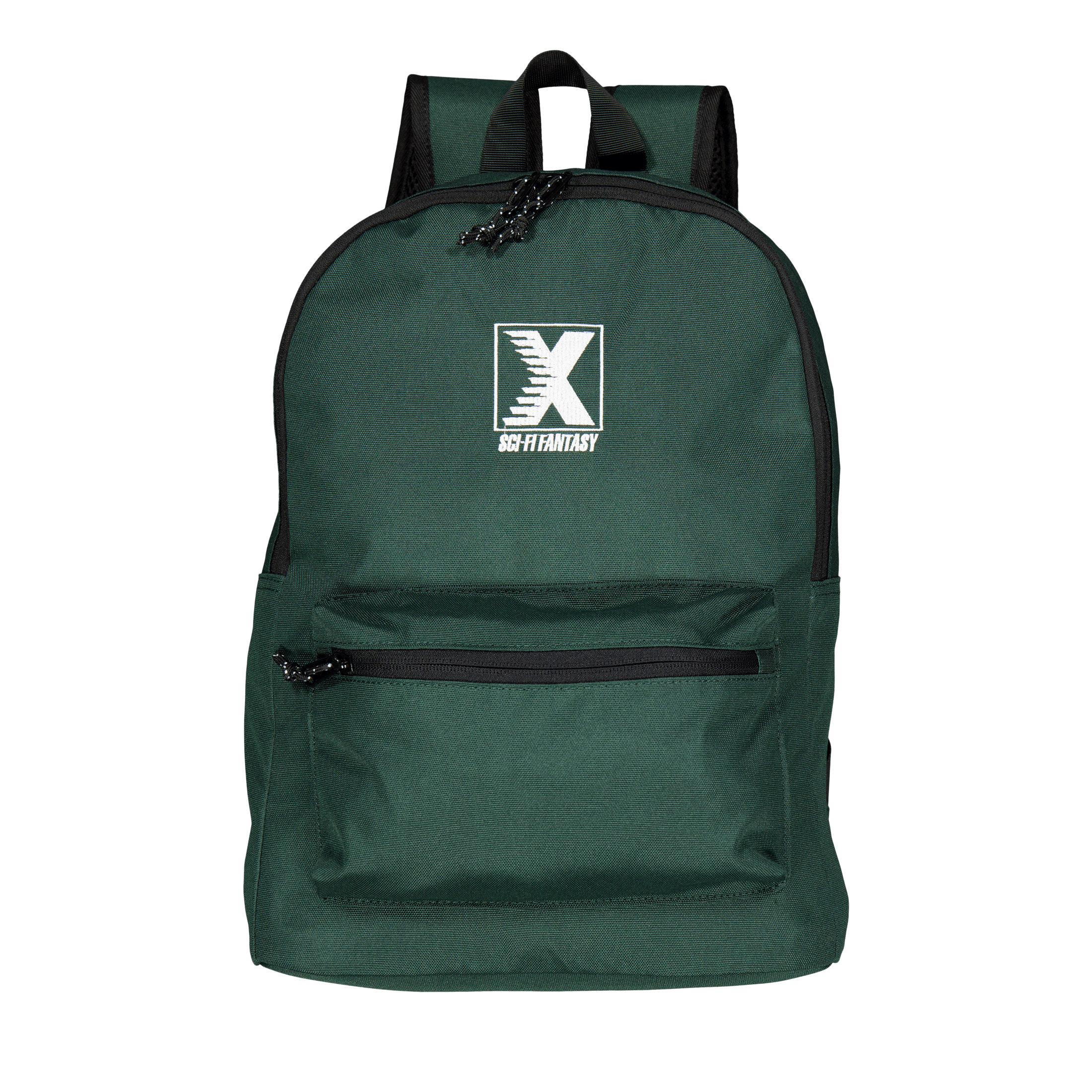 Sci-Fi Fantasy X Logo Backpack Green