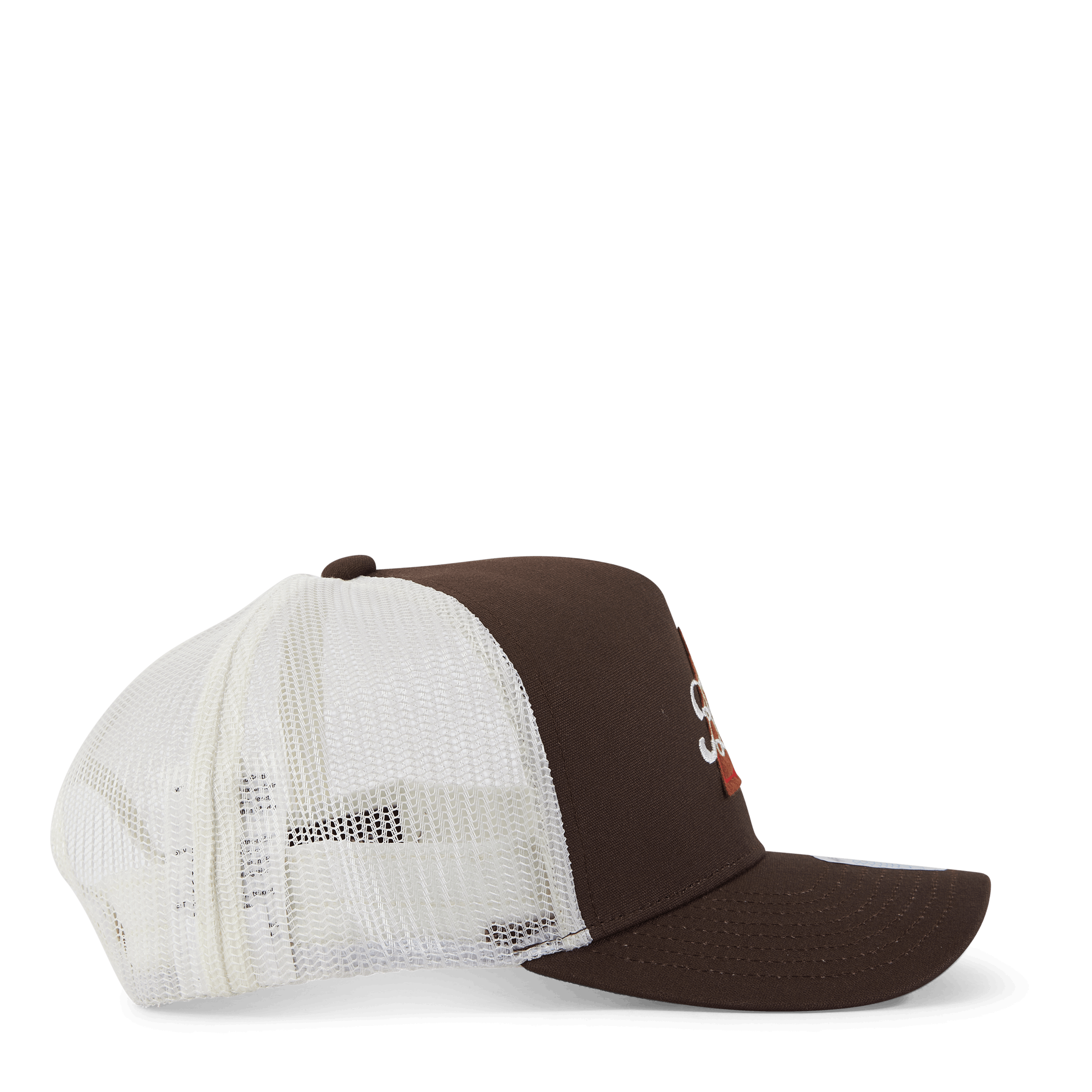 Brixton Earlston x C Mp Trucker Hat Dark Earth/off White