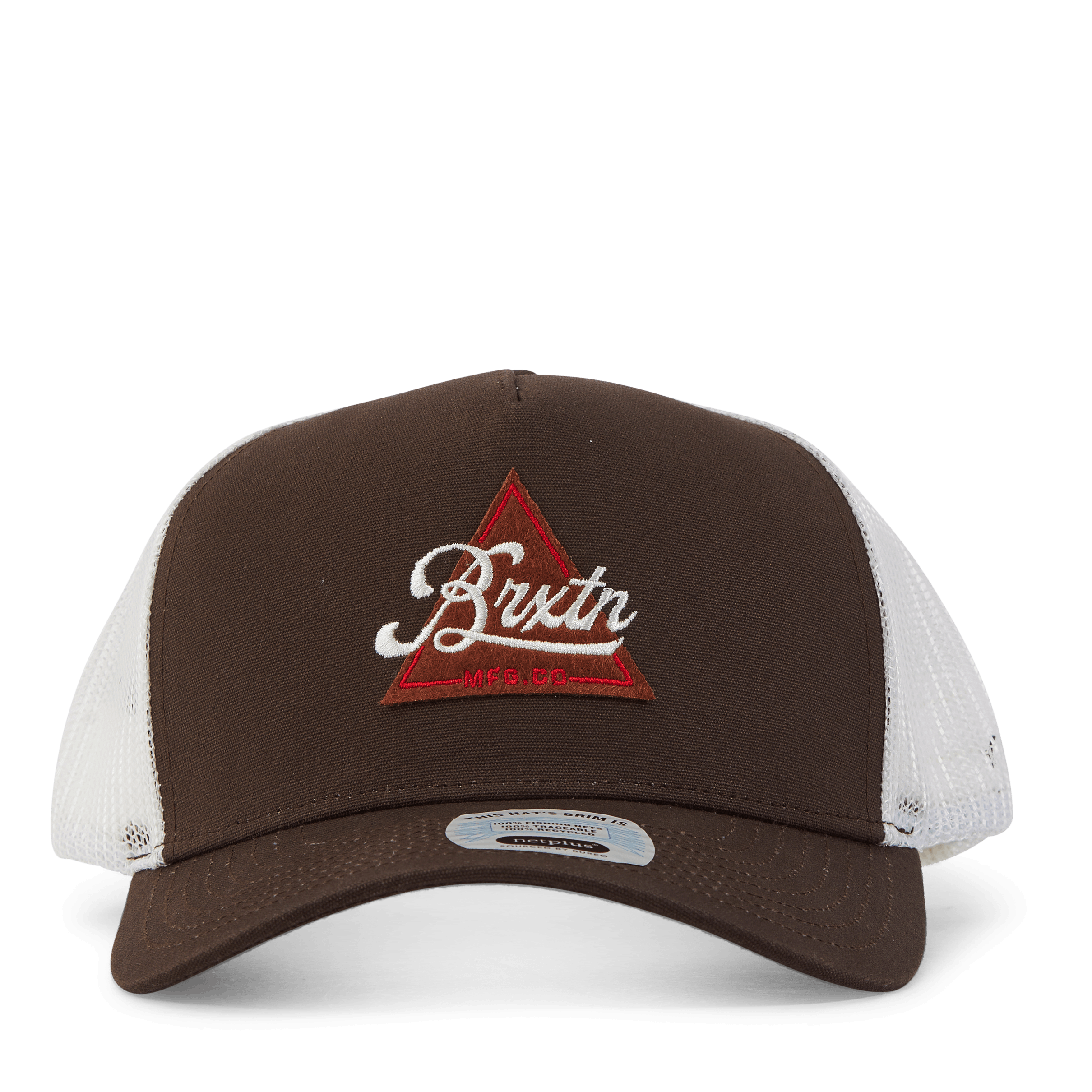 Brixton Earlston x C Mp Trucker Hat Dark Earth/off White