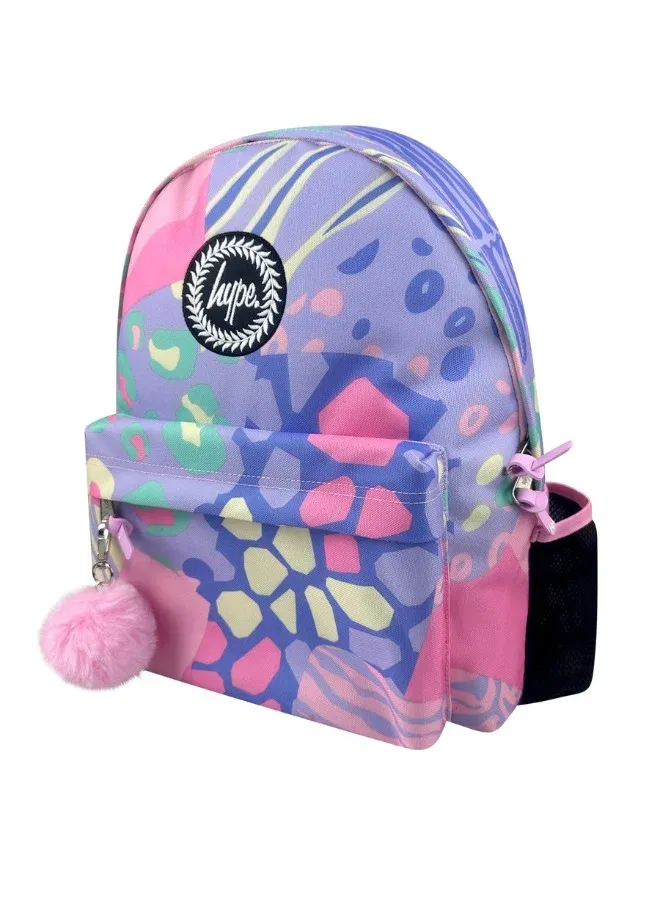 JUST HYPE Iconic Backpack - Multi Pastel Prints for Women | Best Price UAE