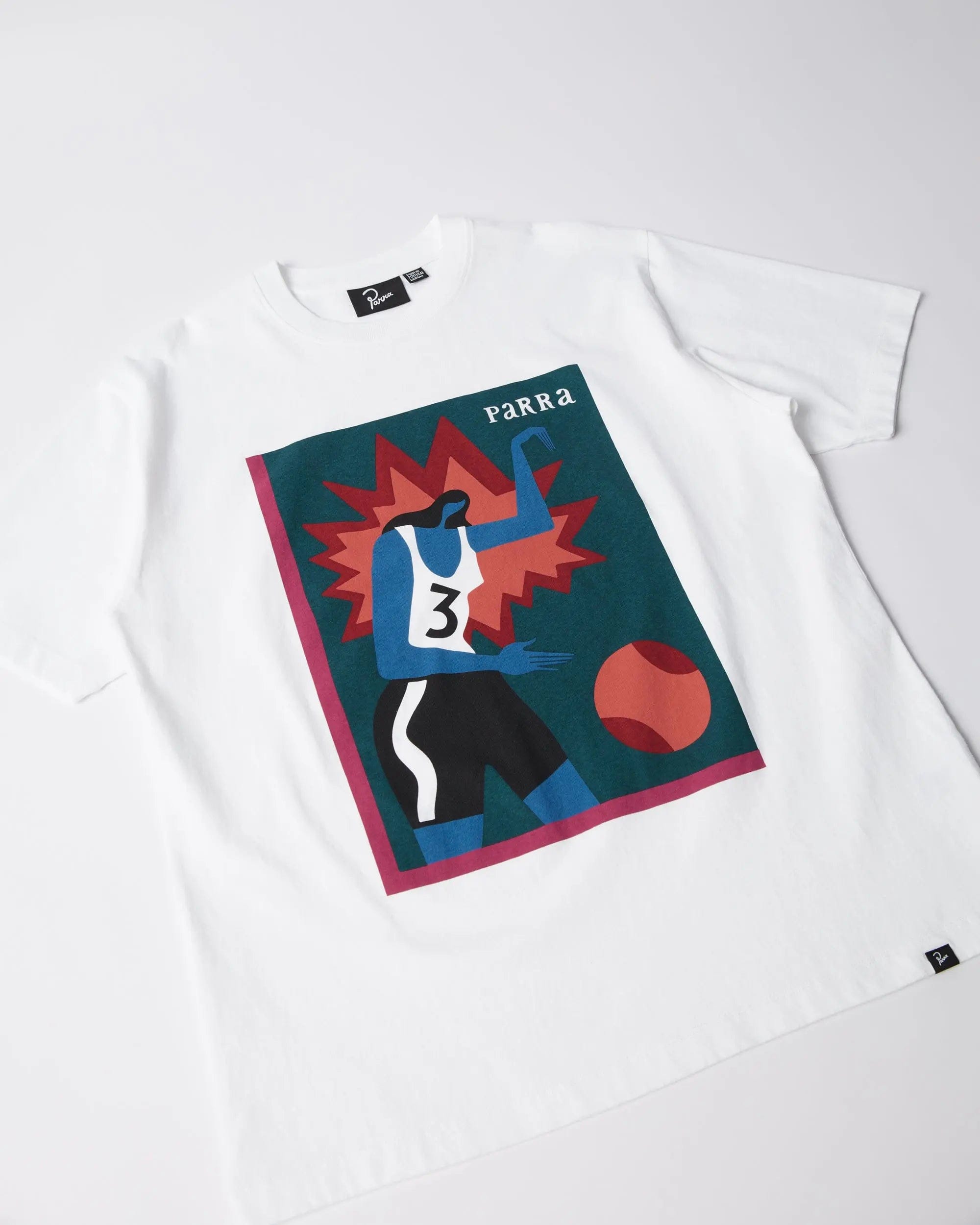 Byparra Baseketball T - Shirt (White)