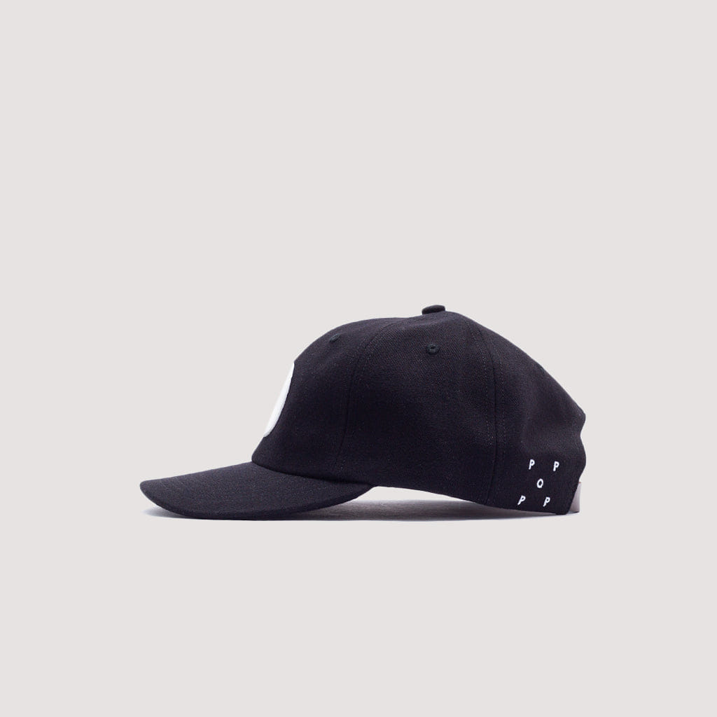 Pop Trading Company O 6 Panel Cap - Black