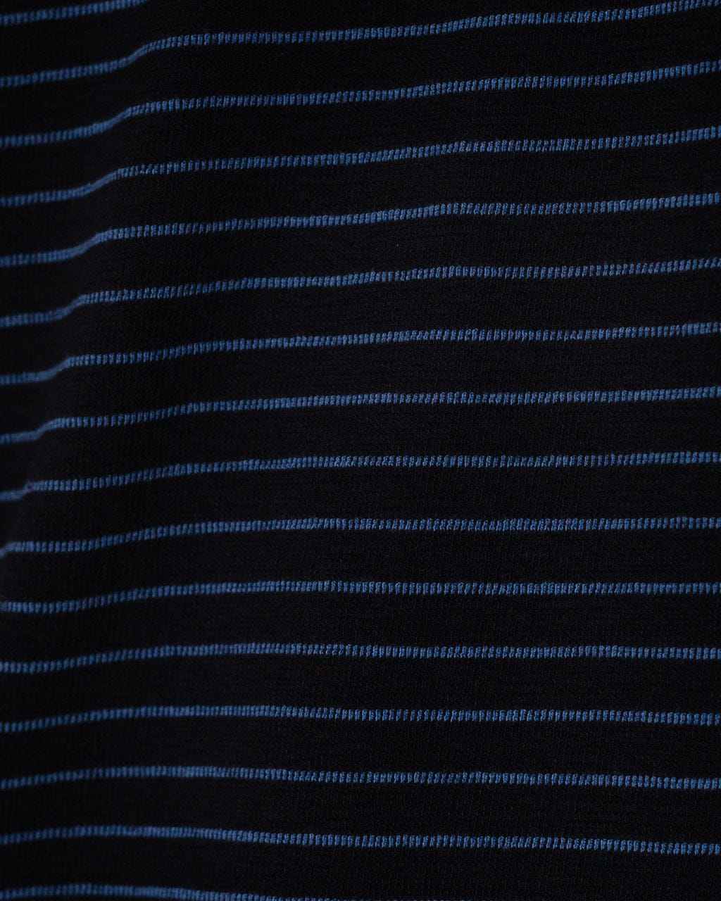 Folk L/S Texture T-Shirt - Black/Soft Blue