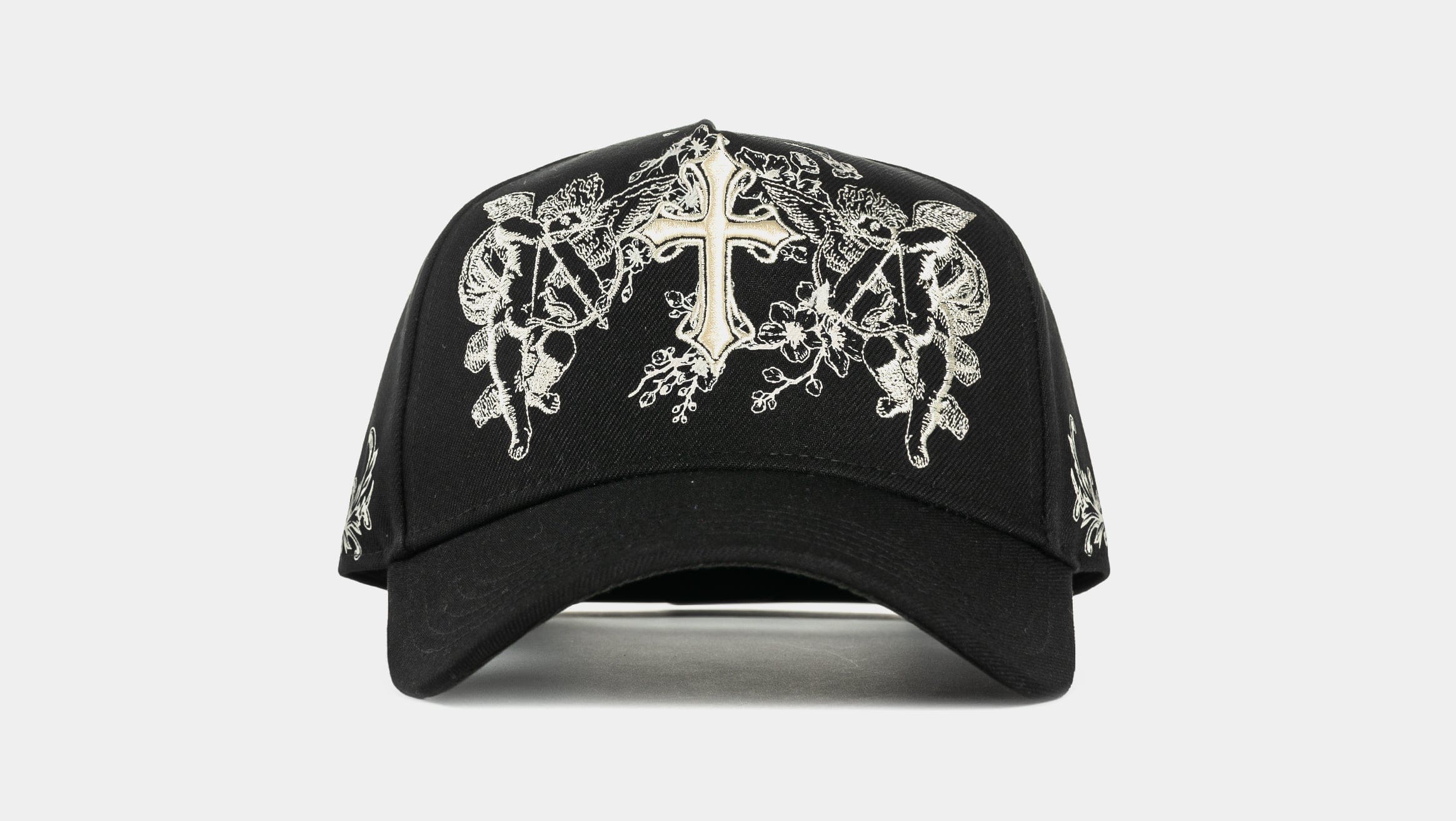 Original SIN Angels Snapback Mens Hat (Black/Cream)